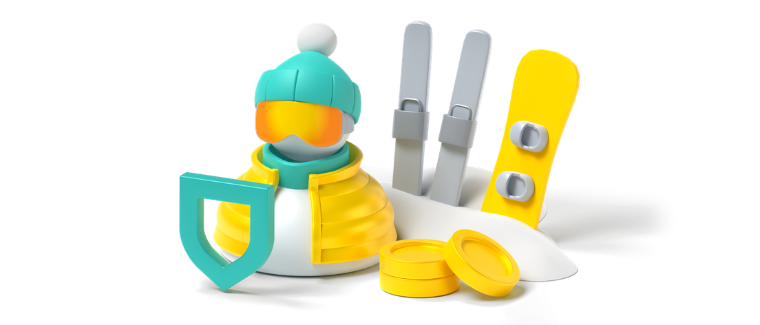 三张卡通雪人圣诞节背景图片PPT模板