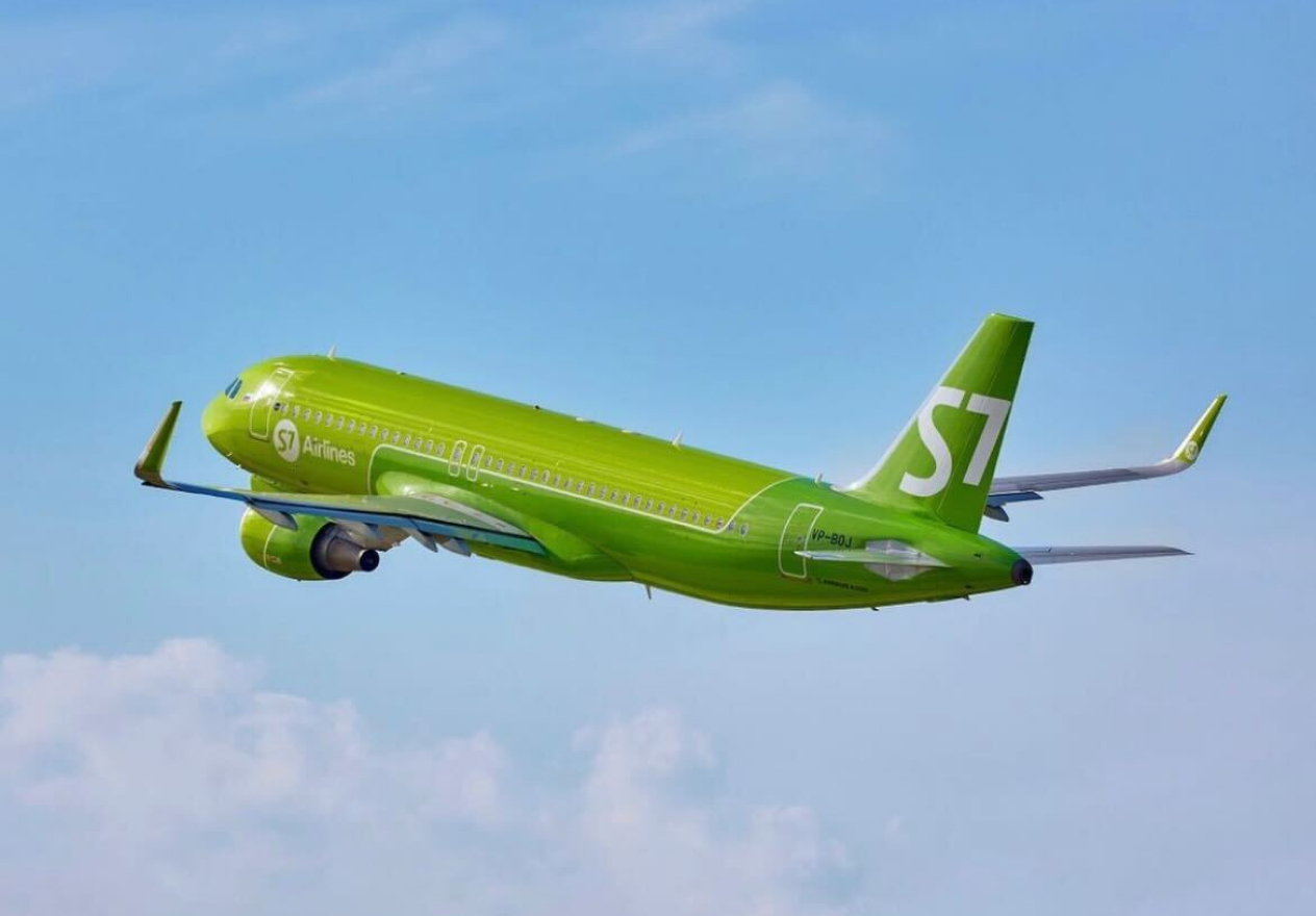 Графический блок "S7 Airlines"