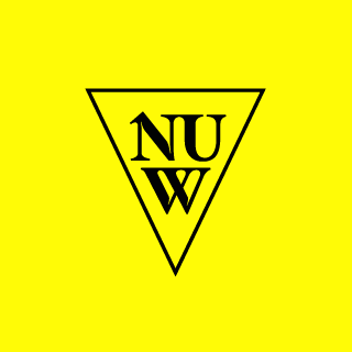 Логотип "<p>NUW</p>"