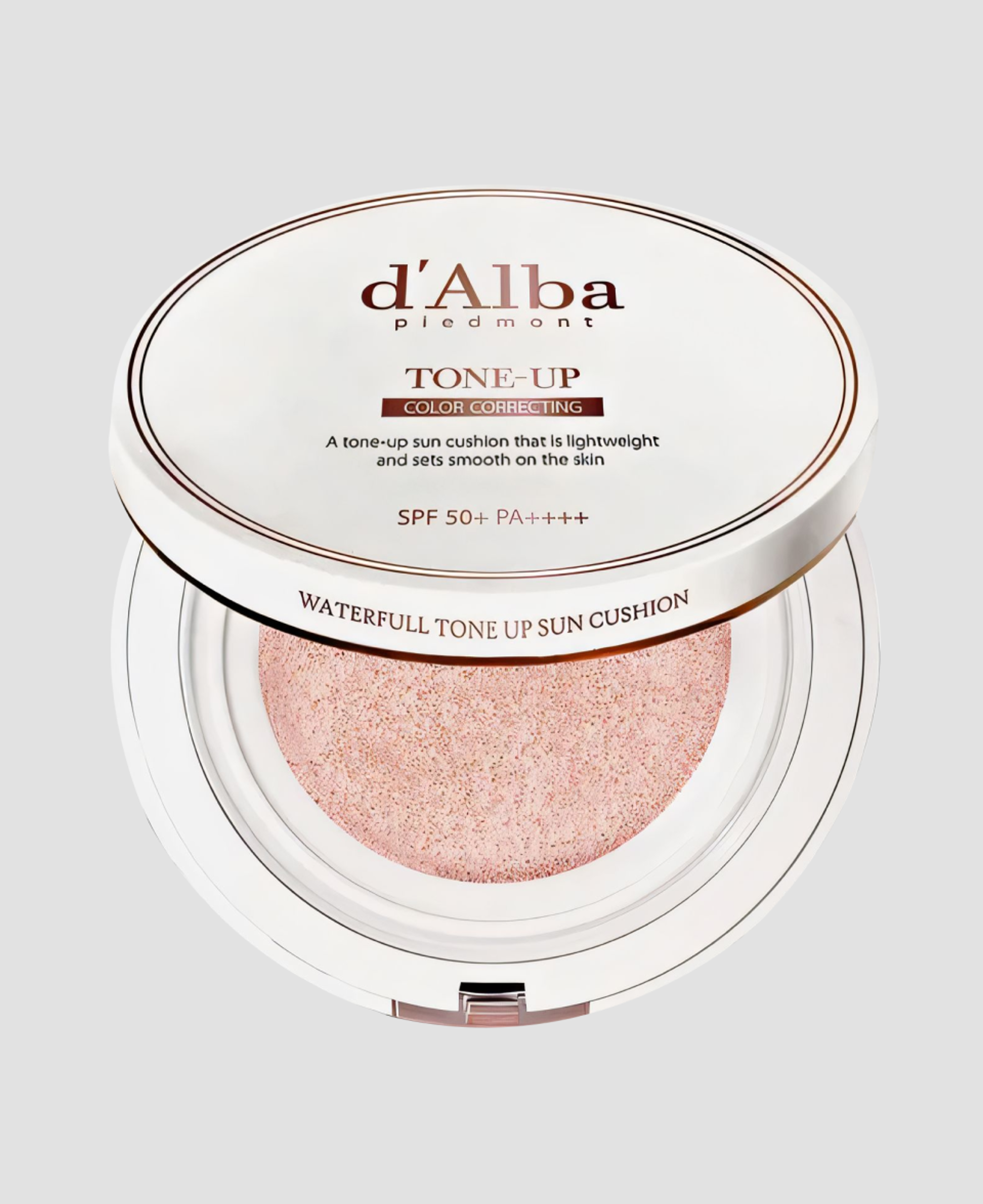 Оттеночный кушон d’Alba Waterfull Tone-up Sun Cushion