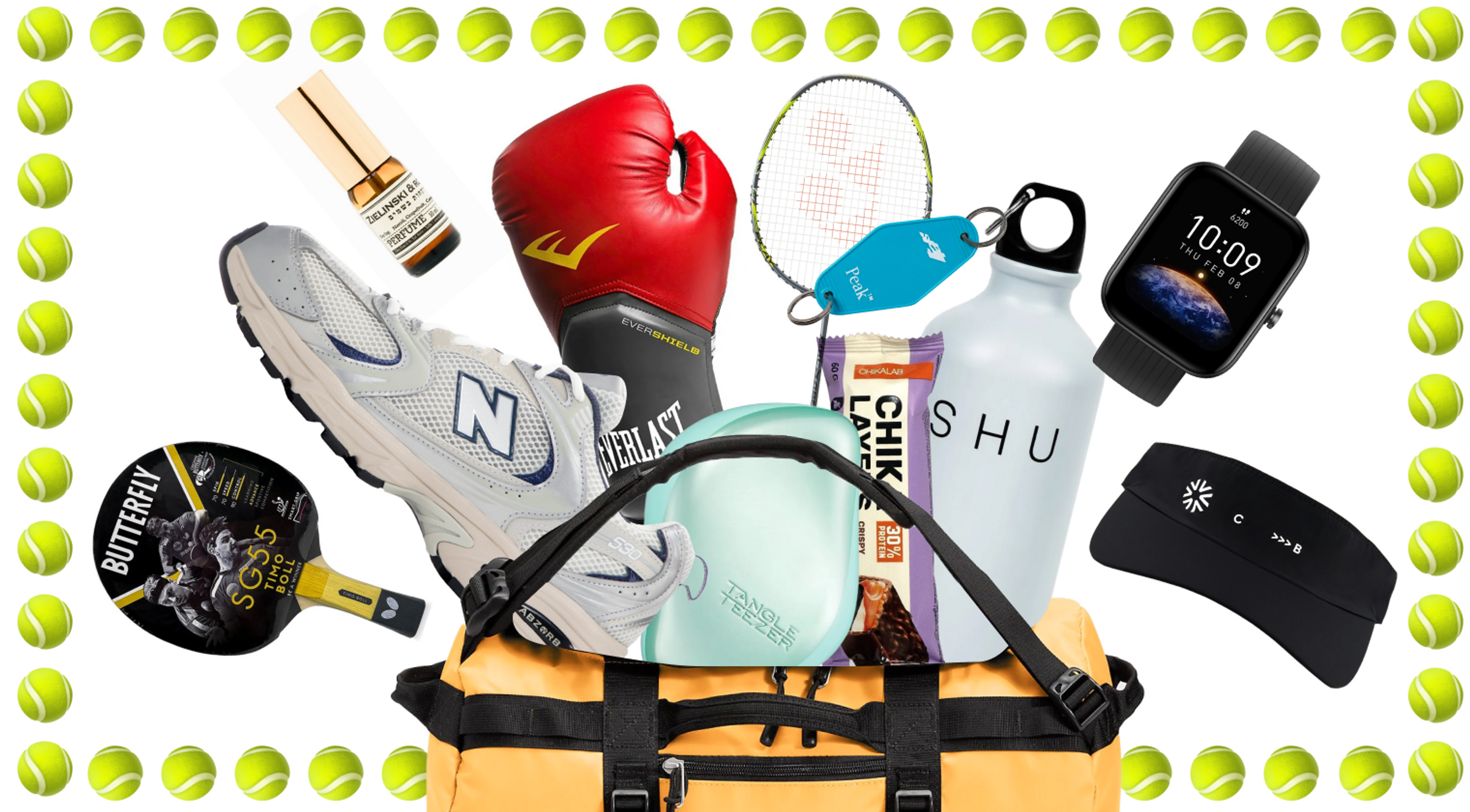 Обложка статьи Что в твоей спортивной сумке? Отвечают теннисисты, серфингисты и боксеры