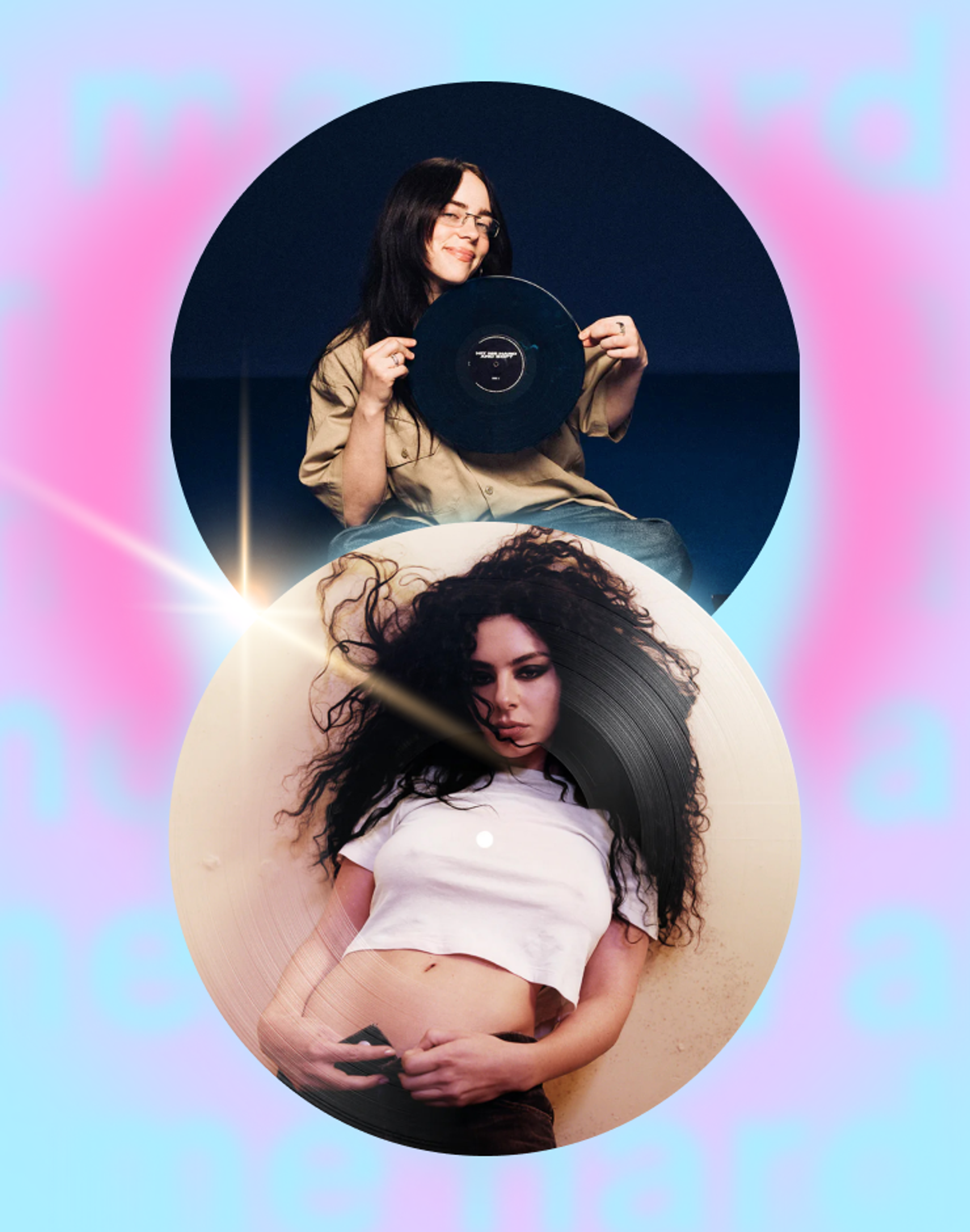 Обложка статьи Кто ваша тотемная певица? Гадаем на стиле Билли Айлиш и Charli XCX