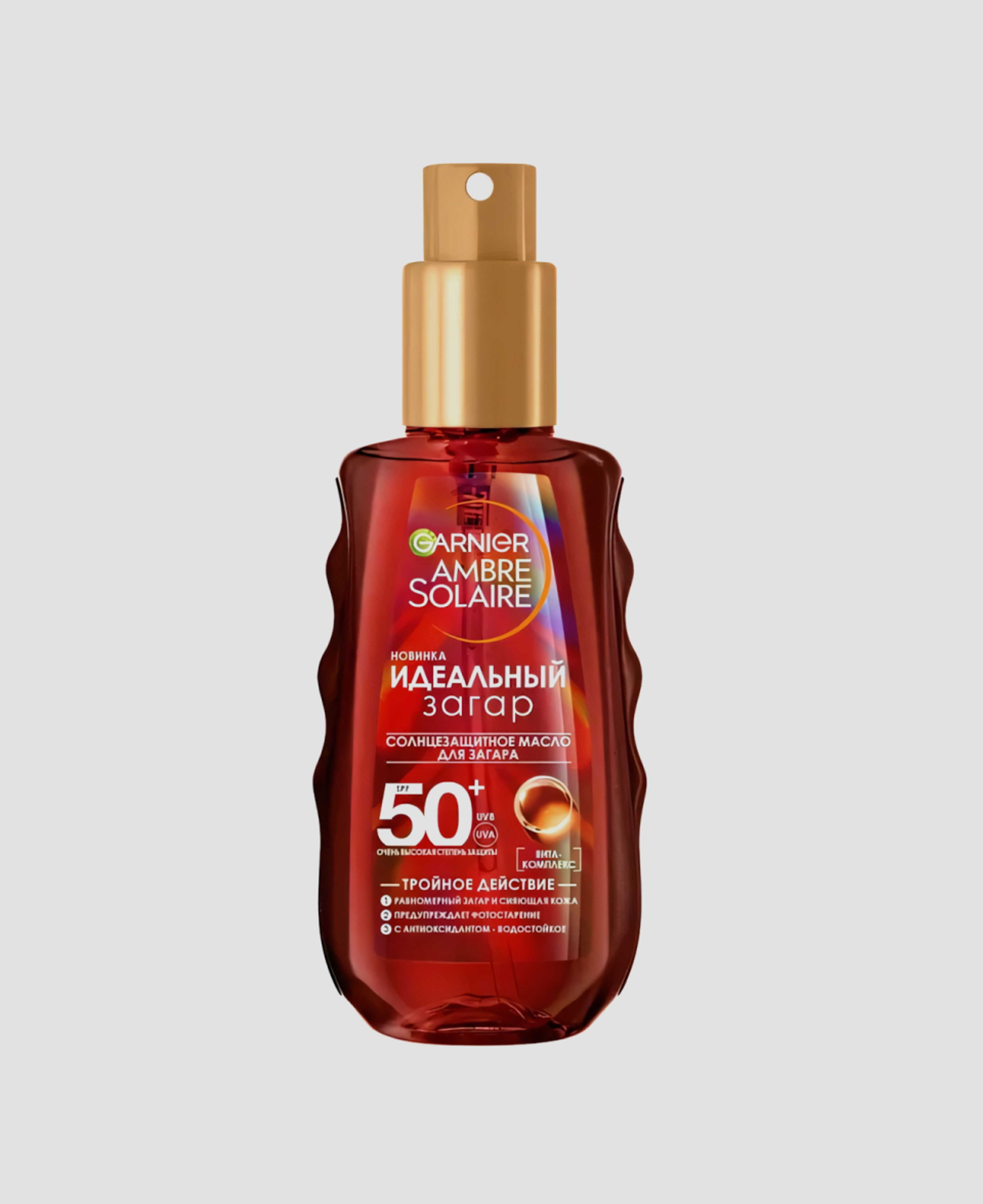 Масло для проявления загара Garnier Ambre Solaire SPF 50+