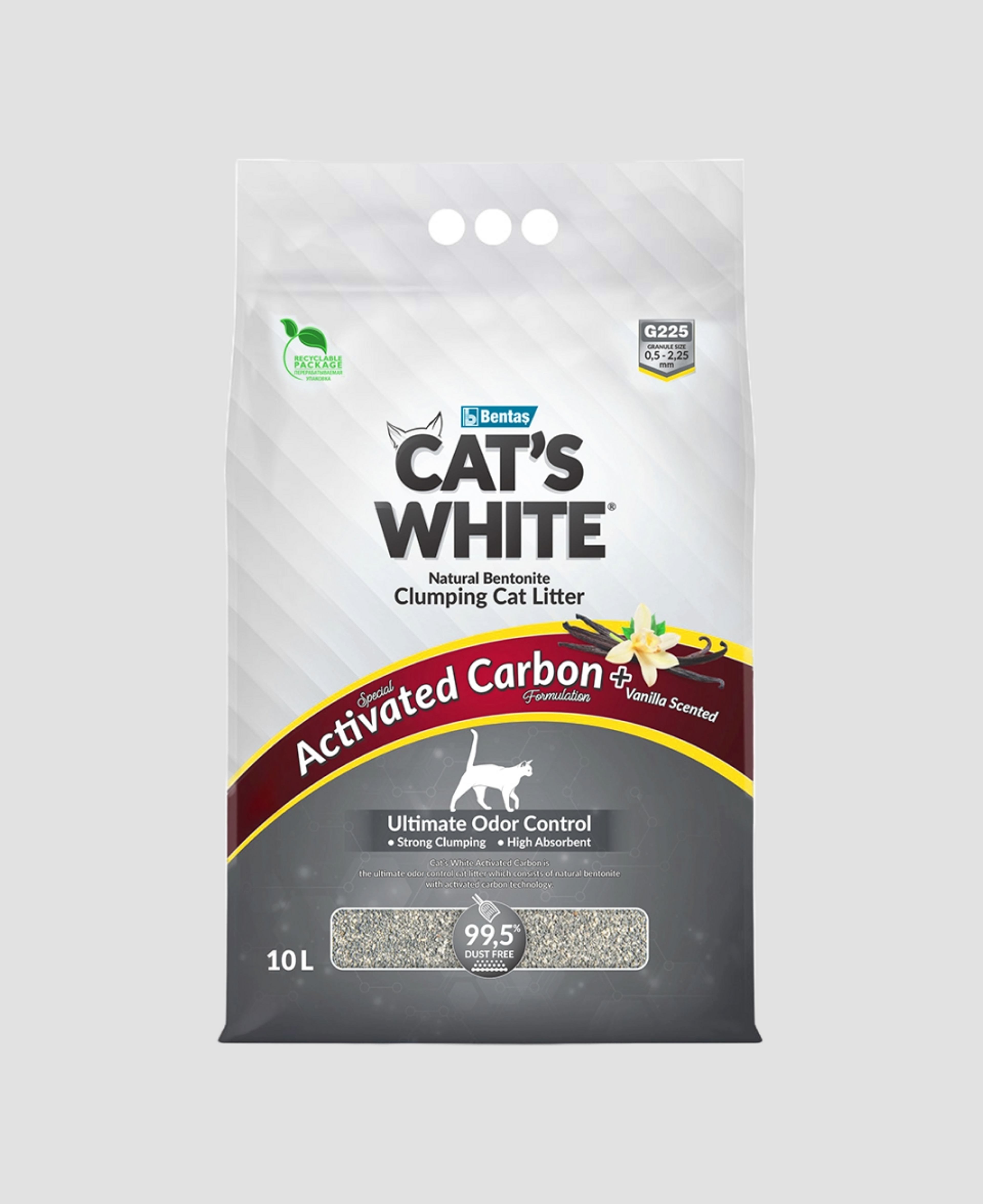 Наполнитель для кошачьих туалетов Cat’s White 