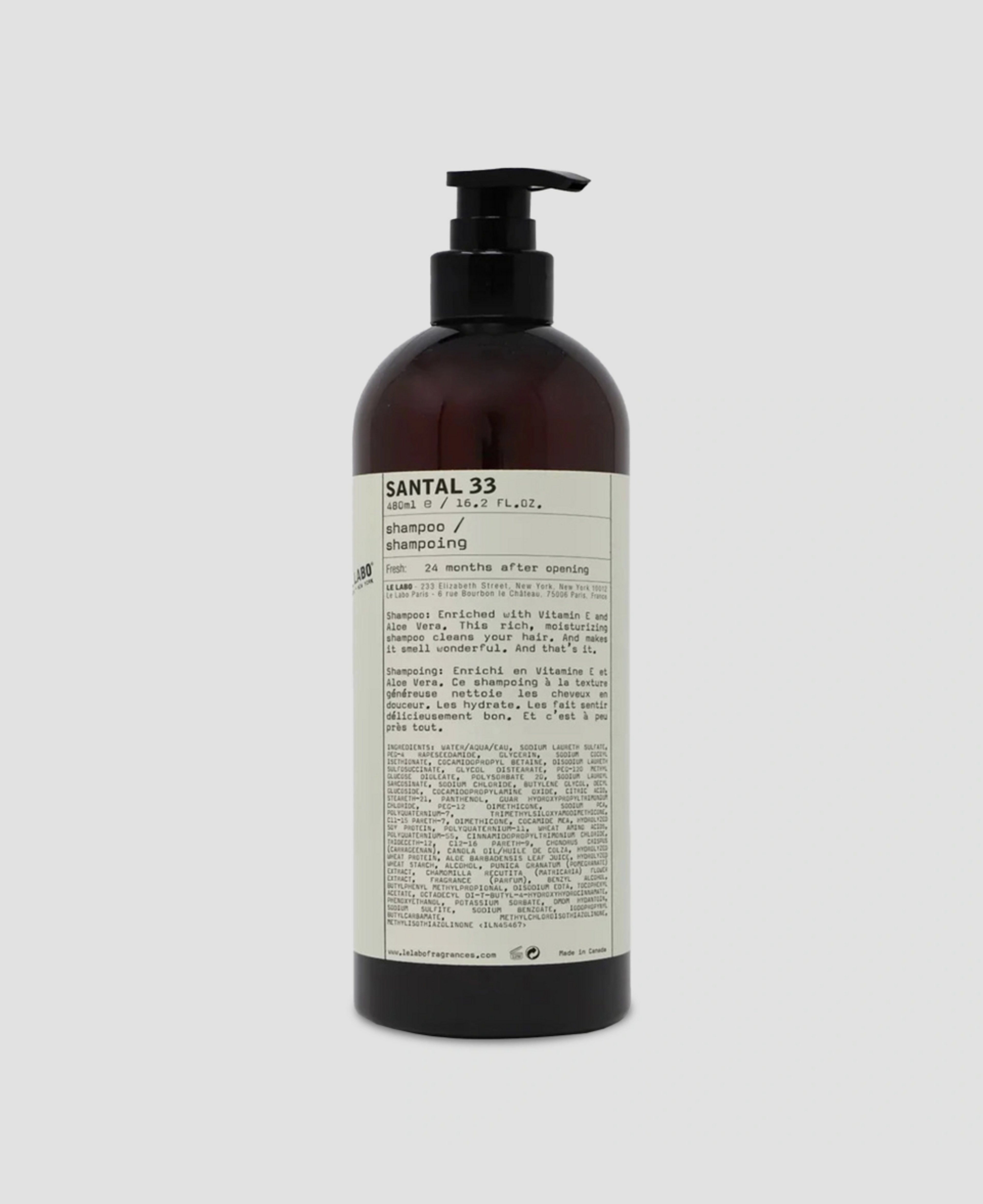 Шампунь Le Labo Santal 33