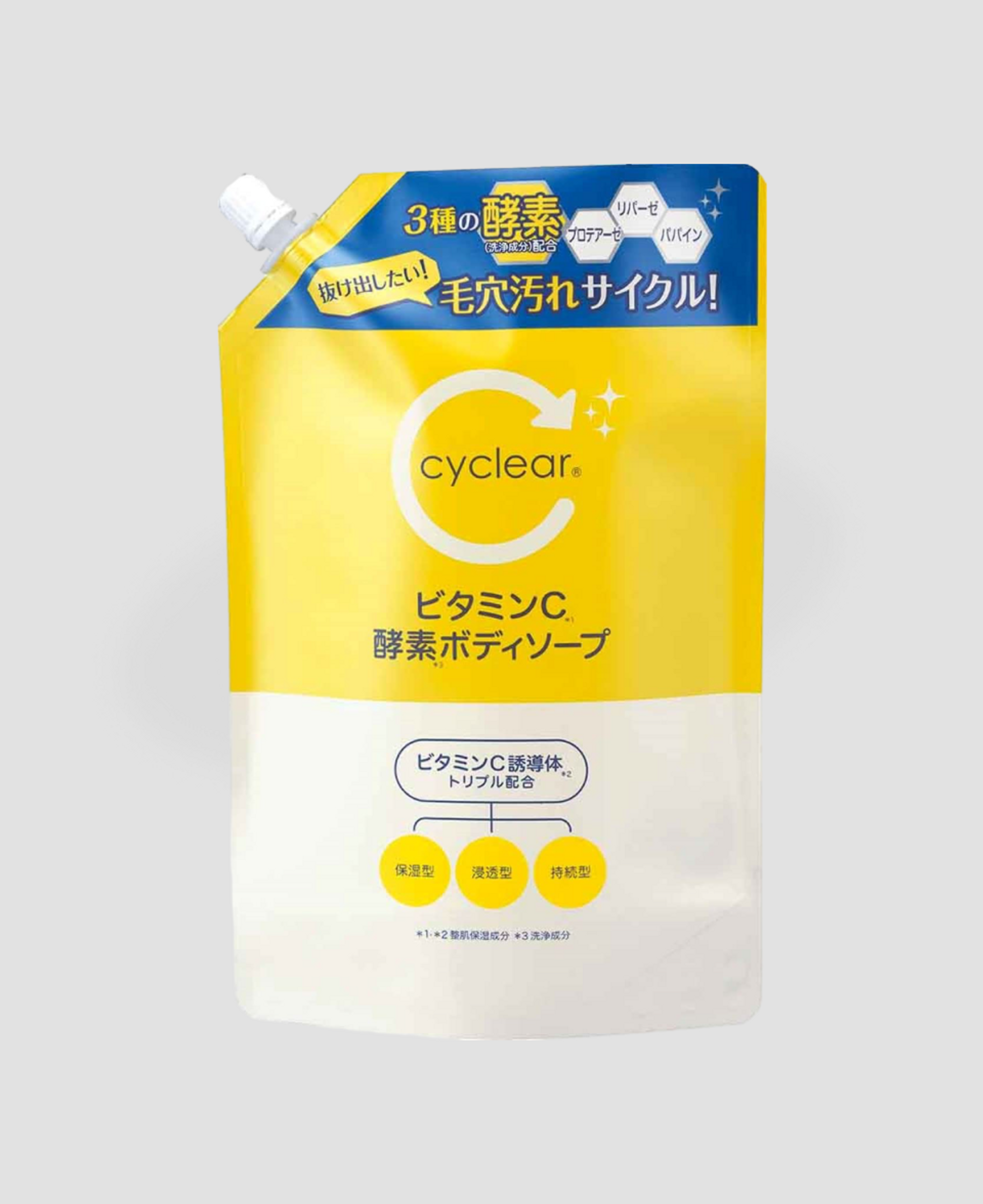 Гель для душа Kumano Yushi Cycler Vitamin C