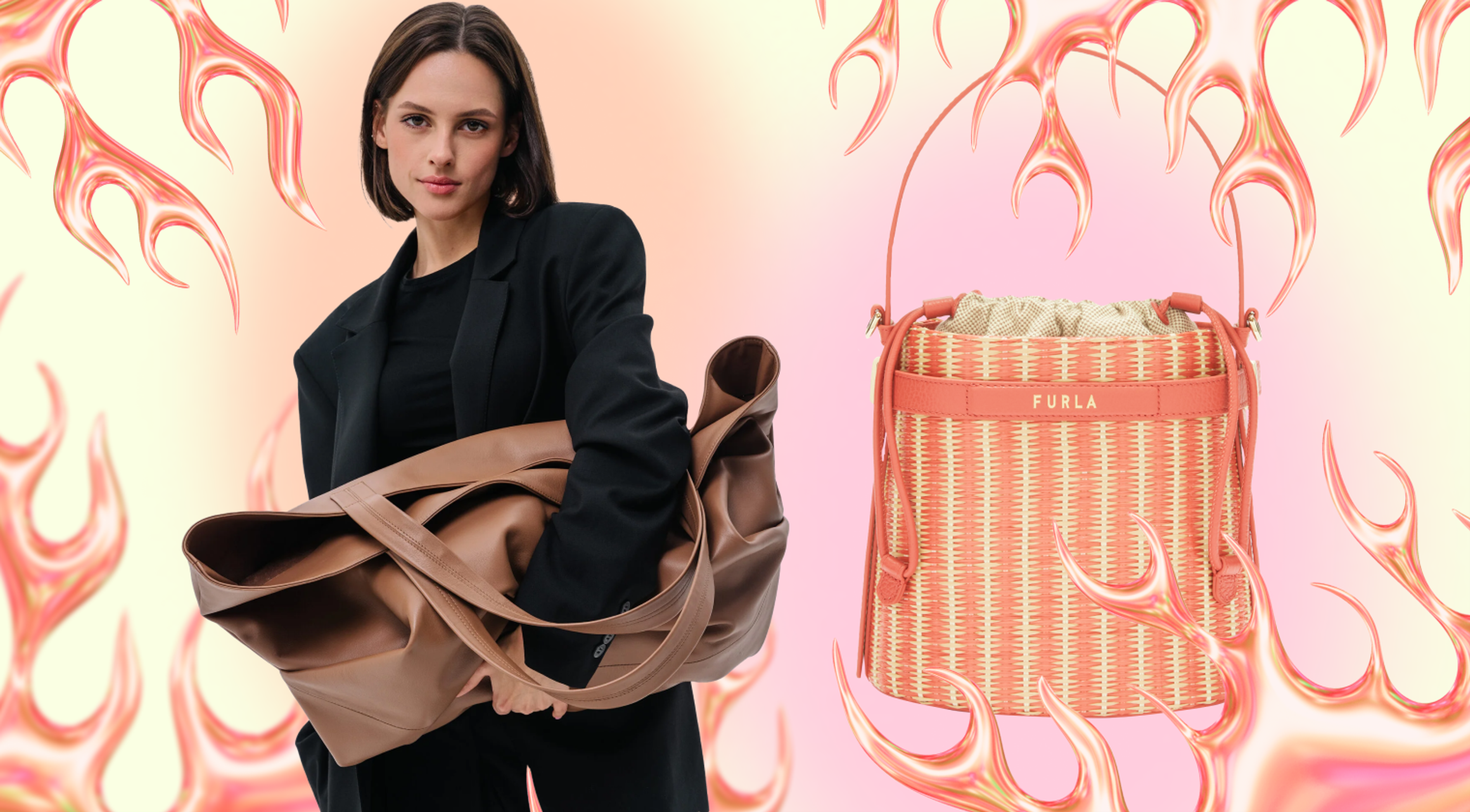 Возвращение клатча, 3XL-тоуты, кожаные корзинки и другие сумки этой весны