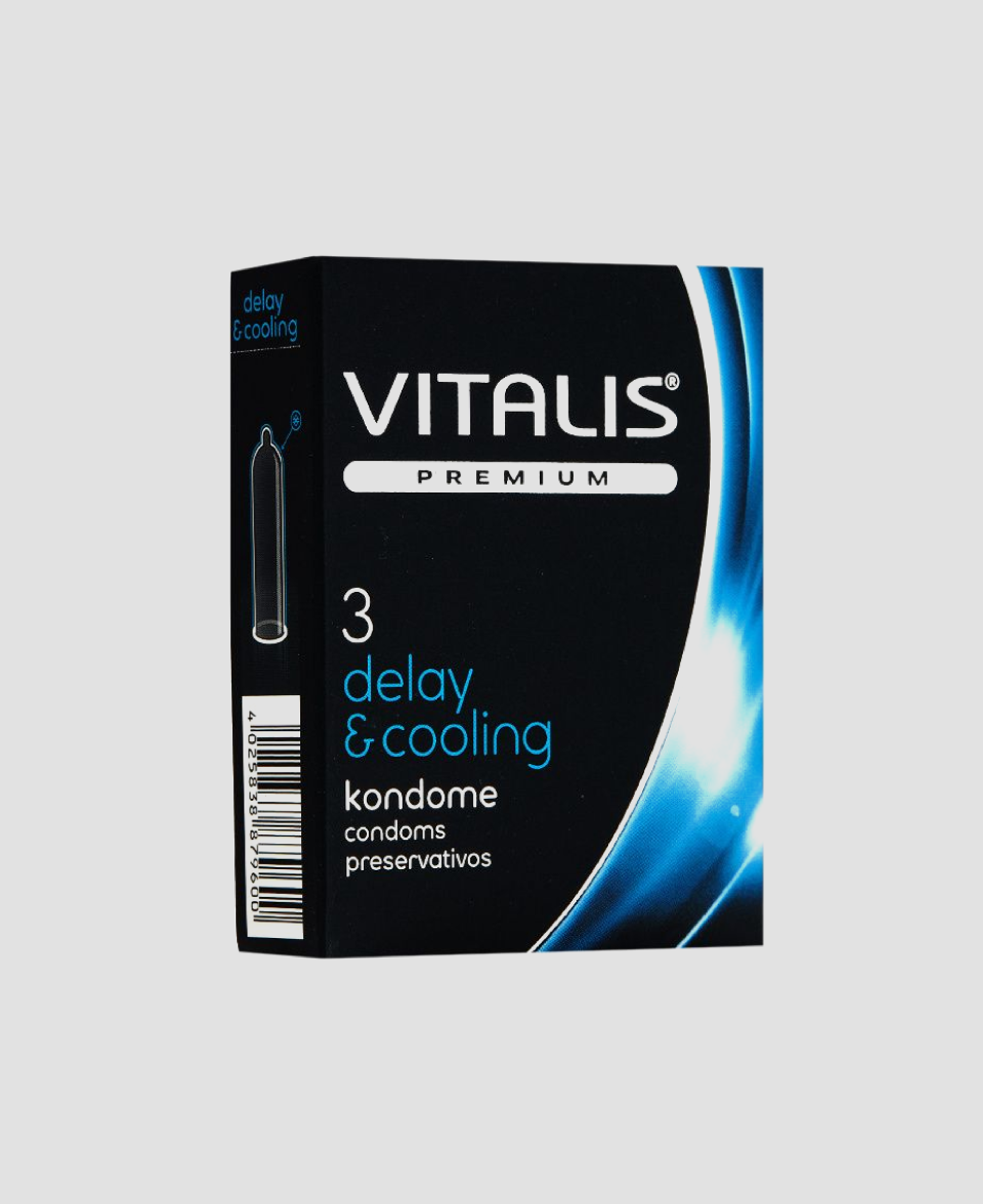 Презервативы с охлаждающим эффектом Vitalis Delay & Cooling