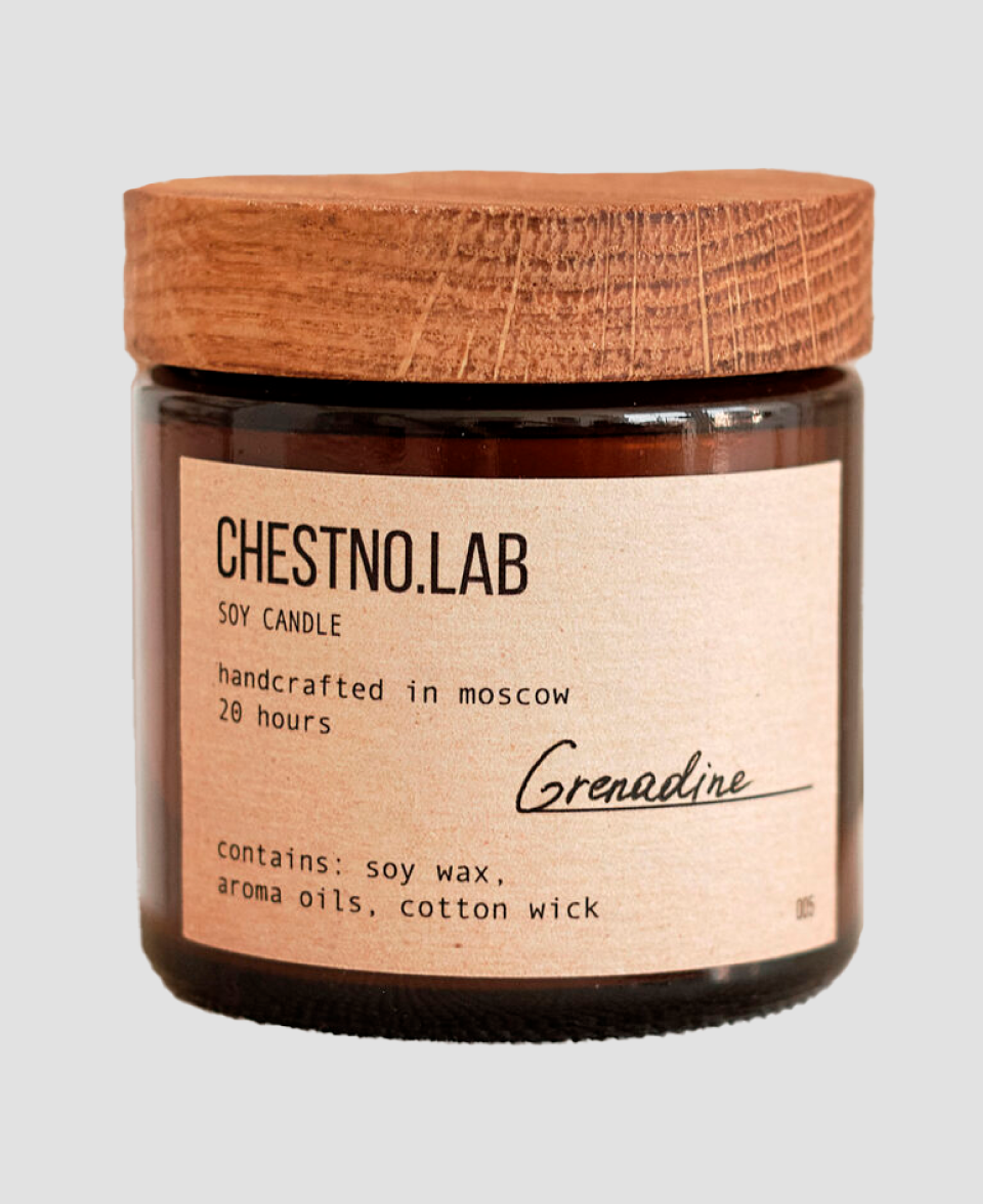 Ароматическая свеча Chestno.lab