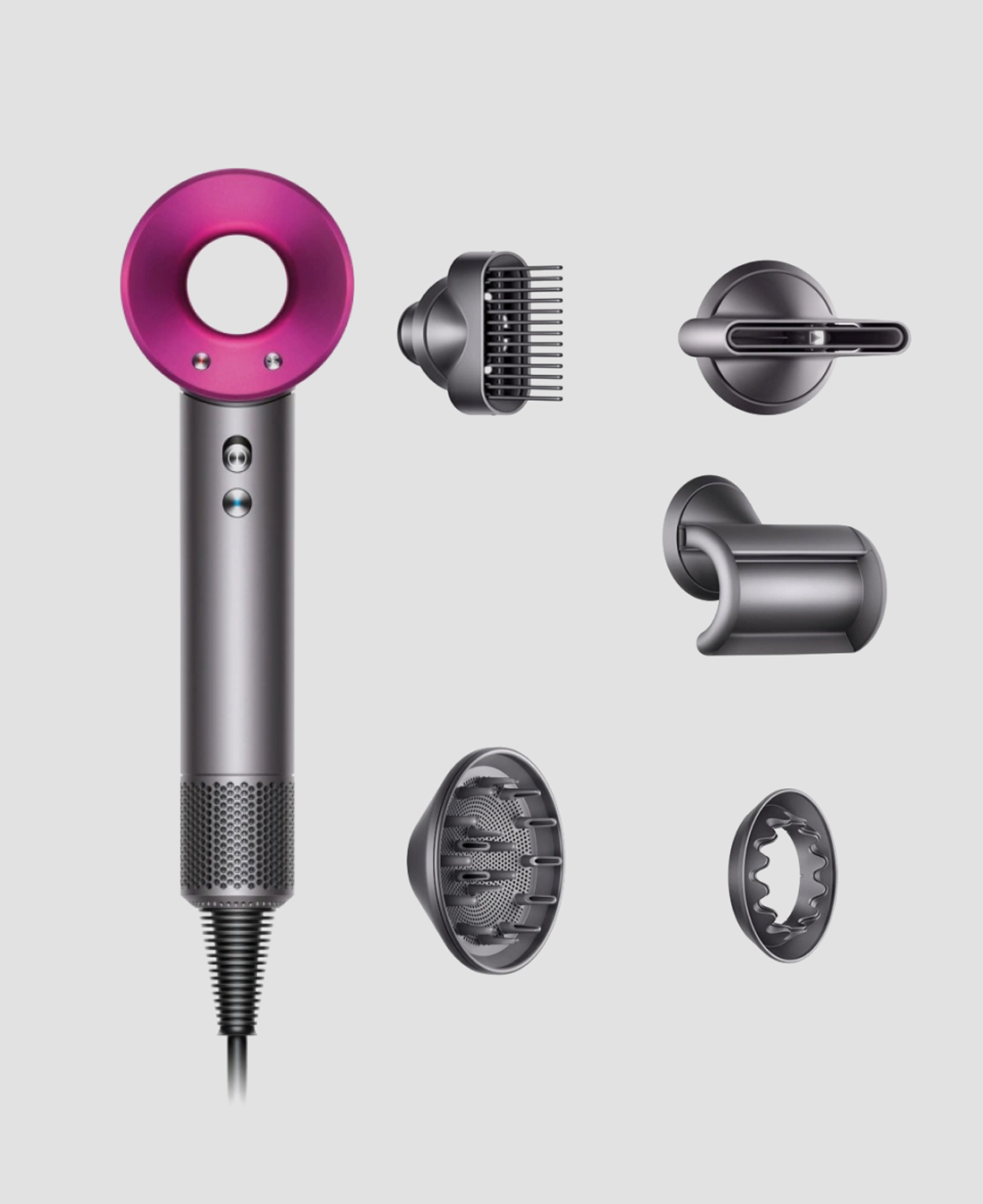 Фен Dyson Supersonic HD07 Nickel Fuchsia
