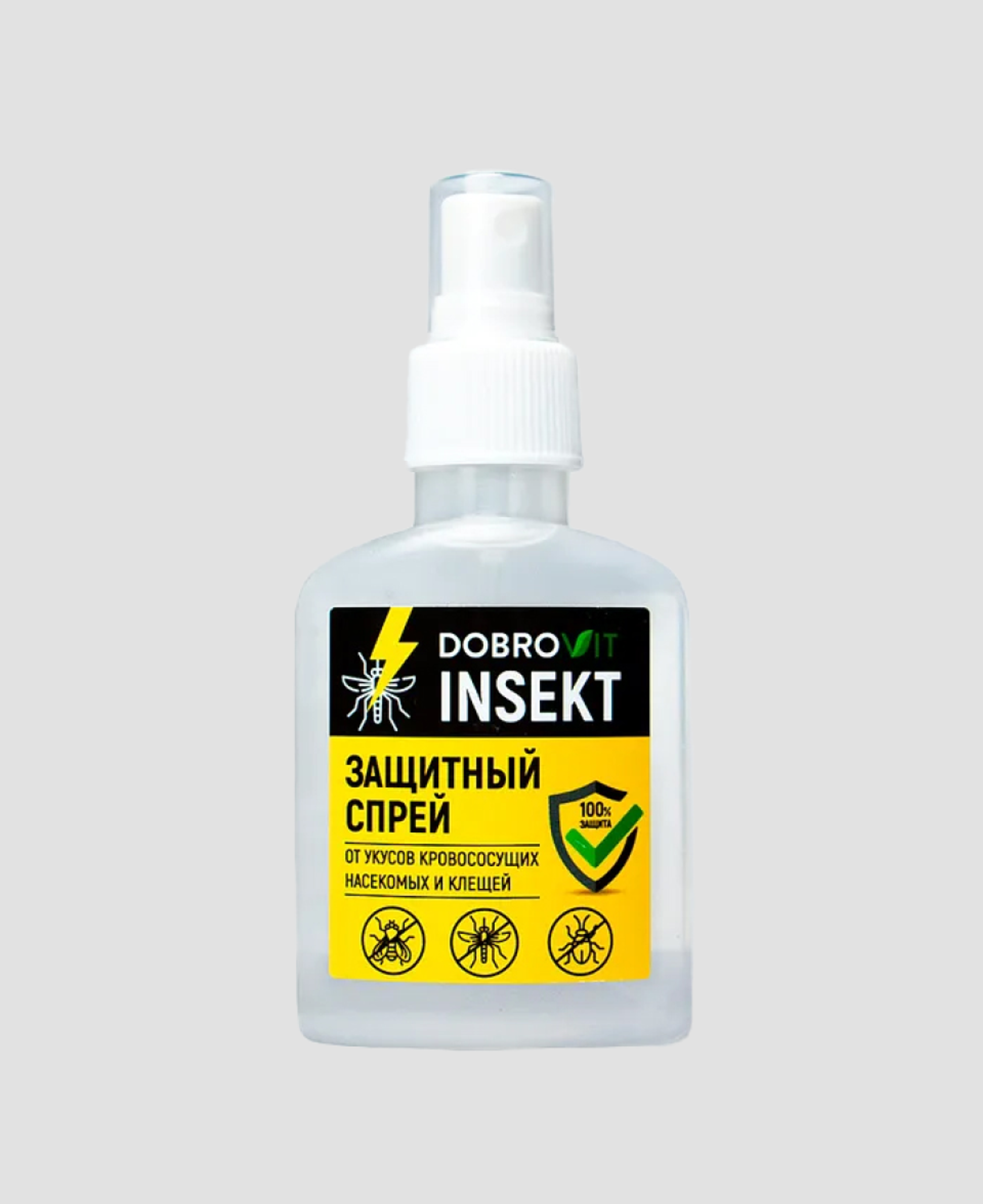 Спрей от укусов кровососущих насекомых и клещей Dobrovit Insekt