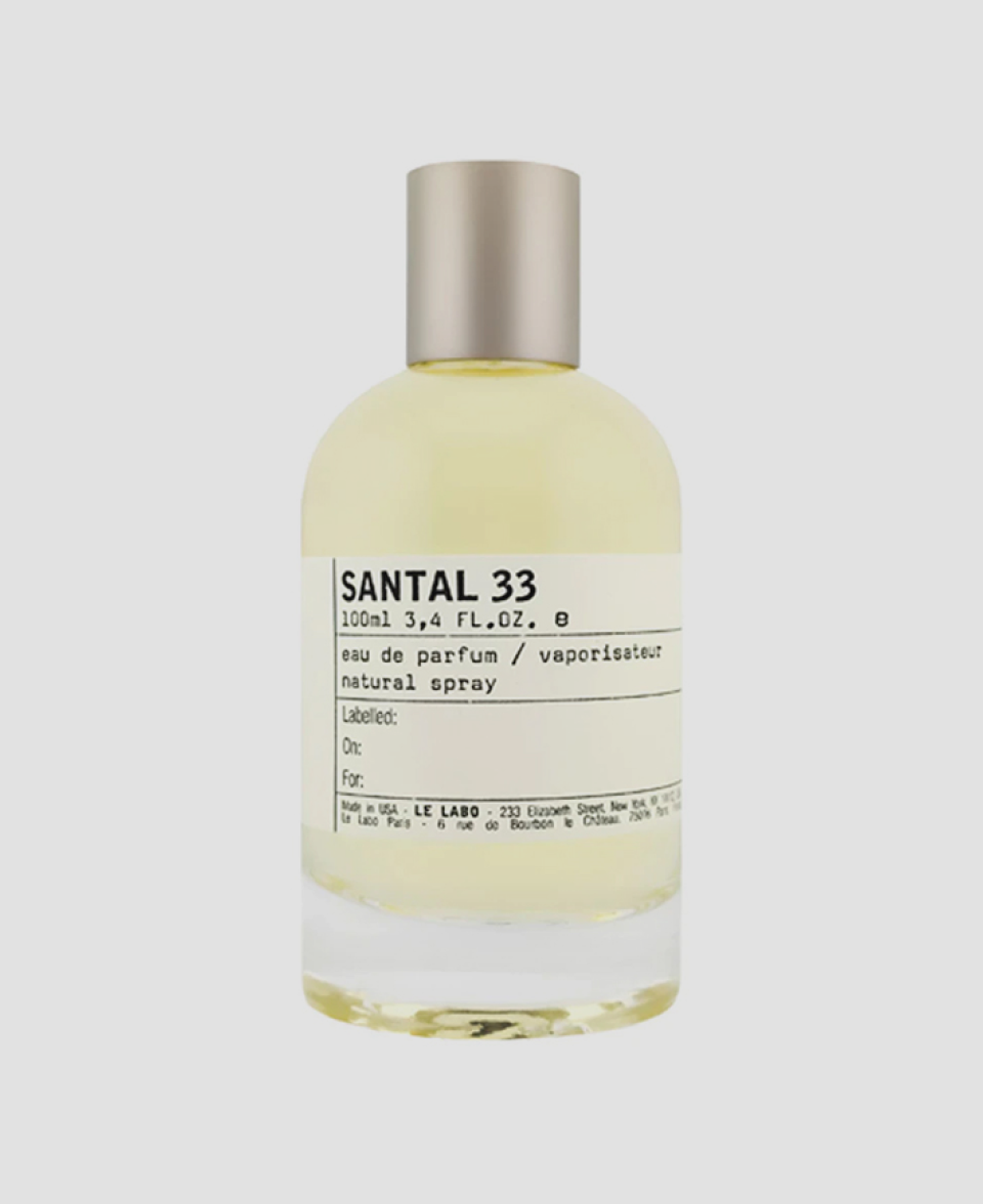 Парфюмерная вода Le Labo Santal 33