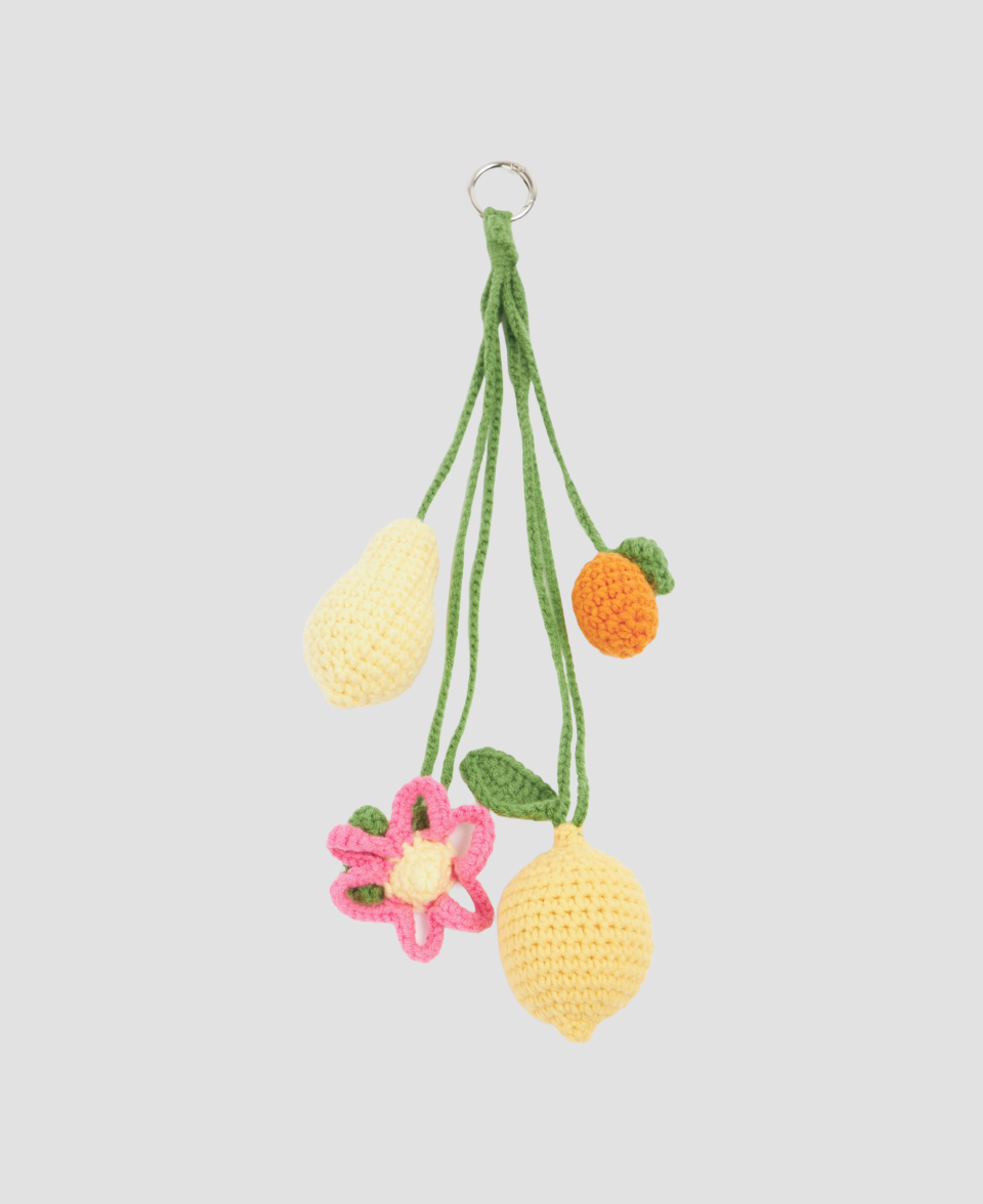 Брелок с подвесками кроше Lime