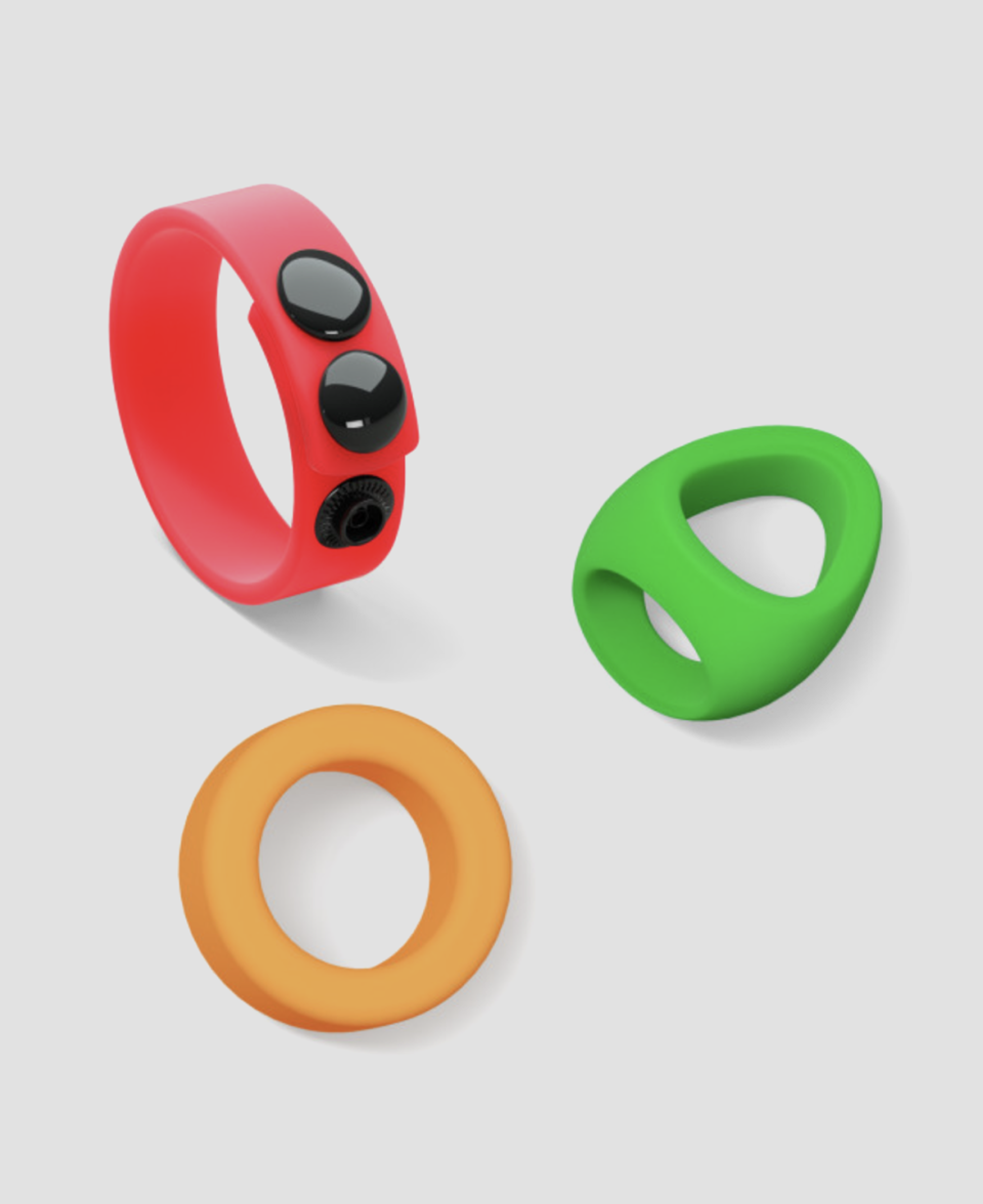 Набор эрекционных колец Kit Neon Ring