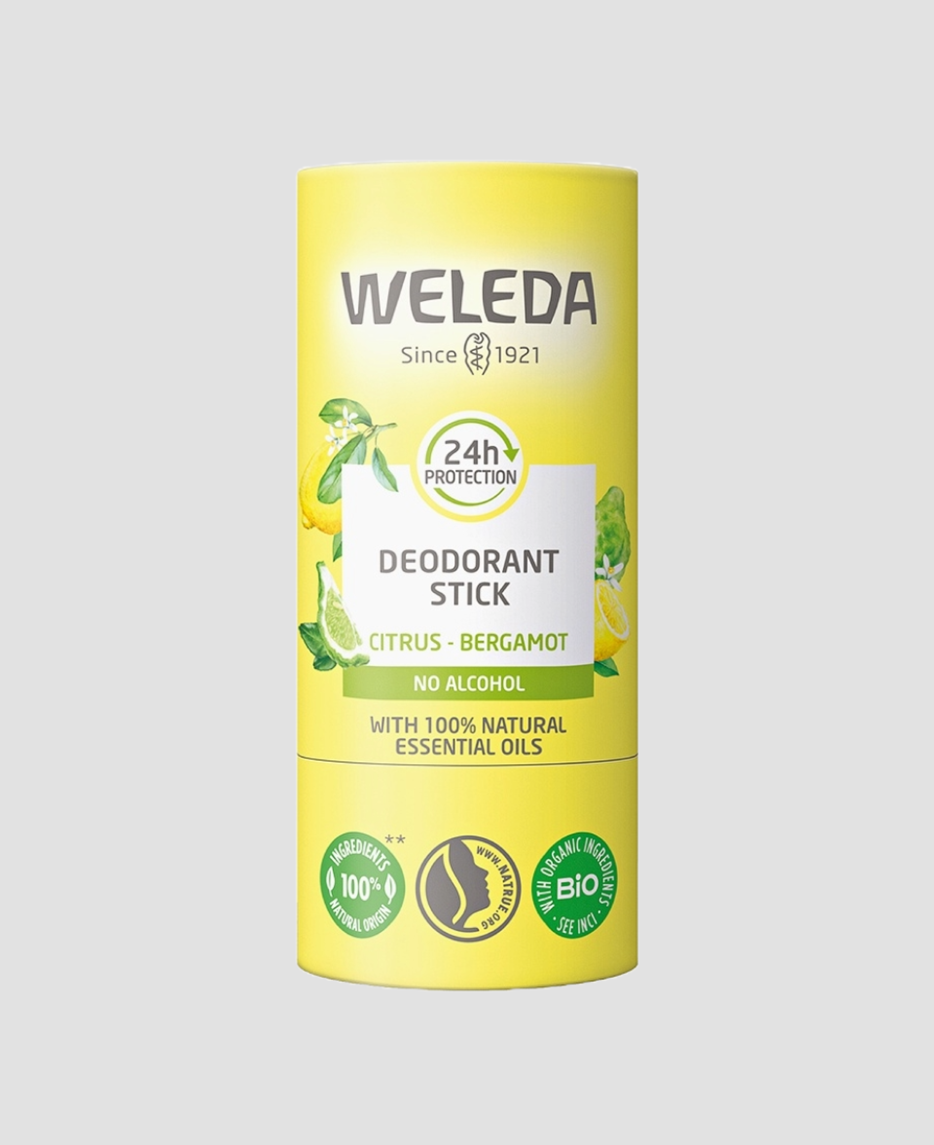 Дезодорант-стик с цитрусом и бергамотом Weleda 