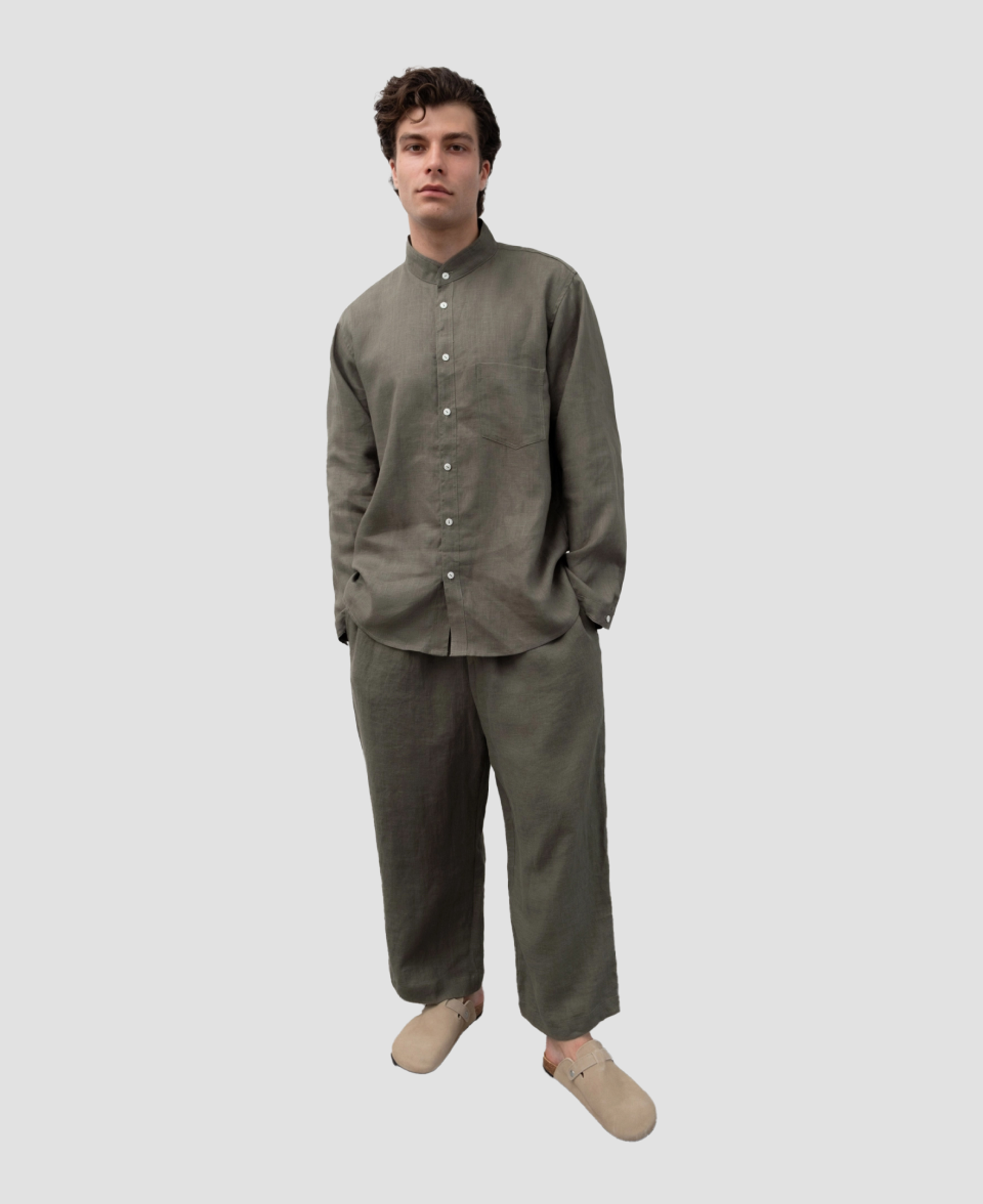 Рубашка Linen Texture