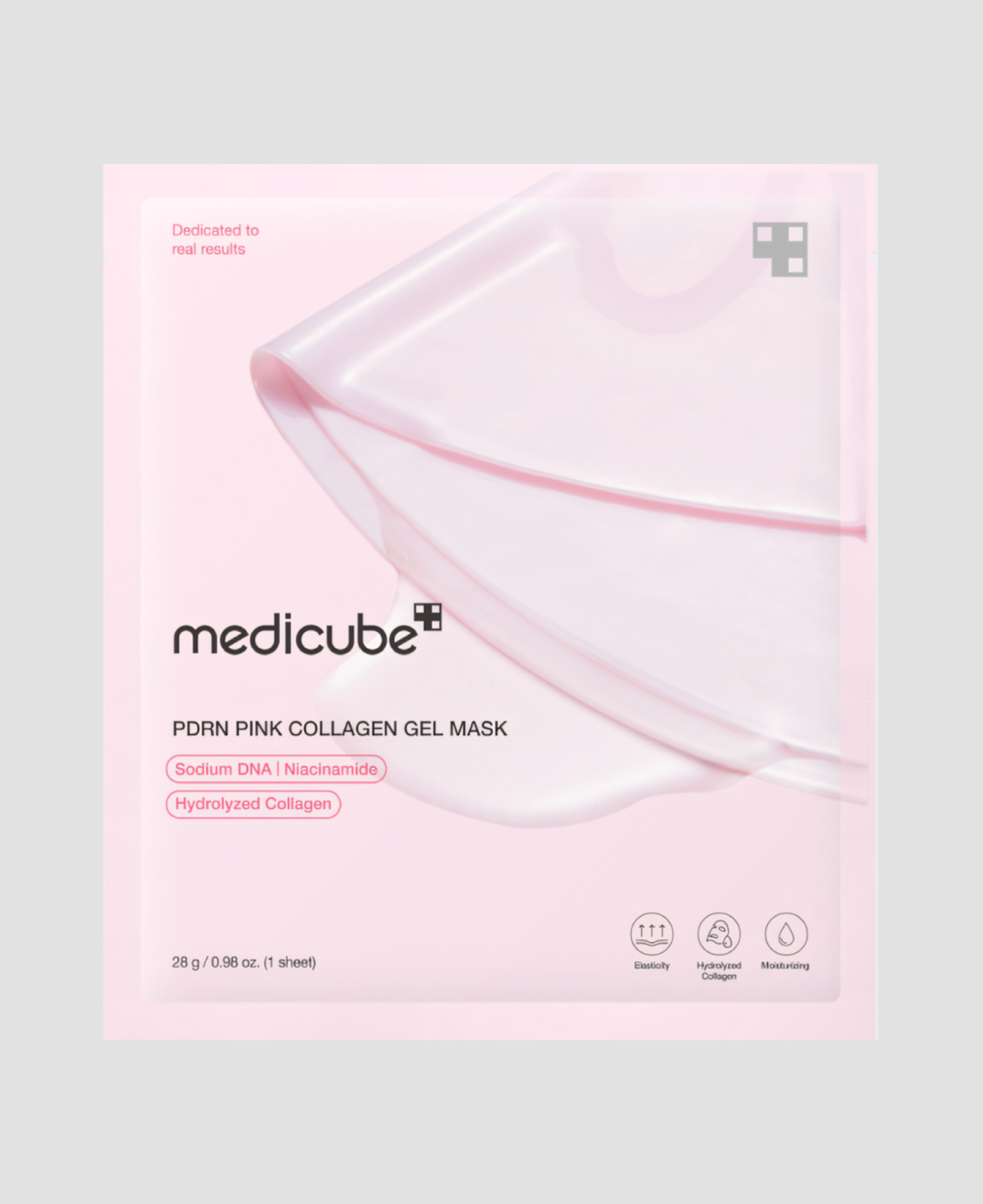 Гидрогелевая маска Medicube Pdrn Pink Collagen 