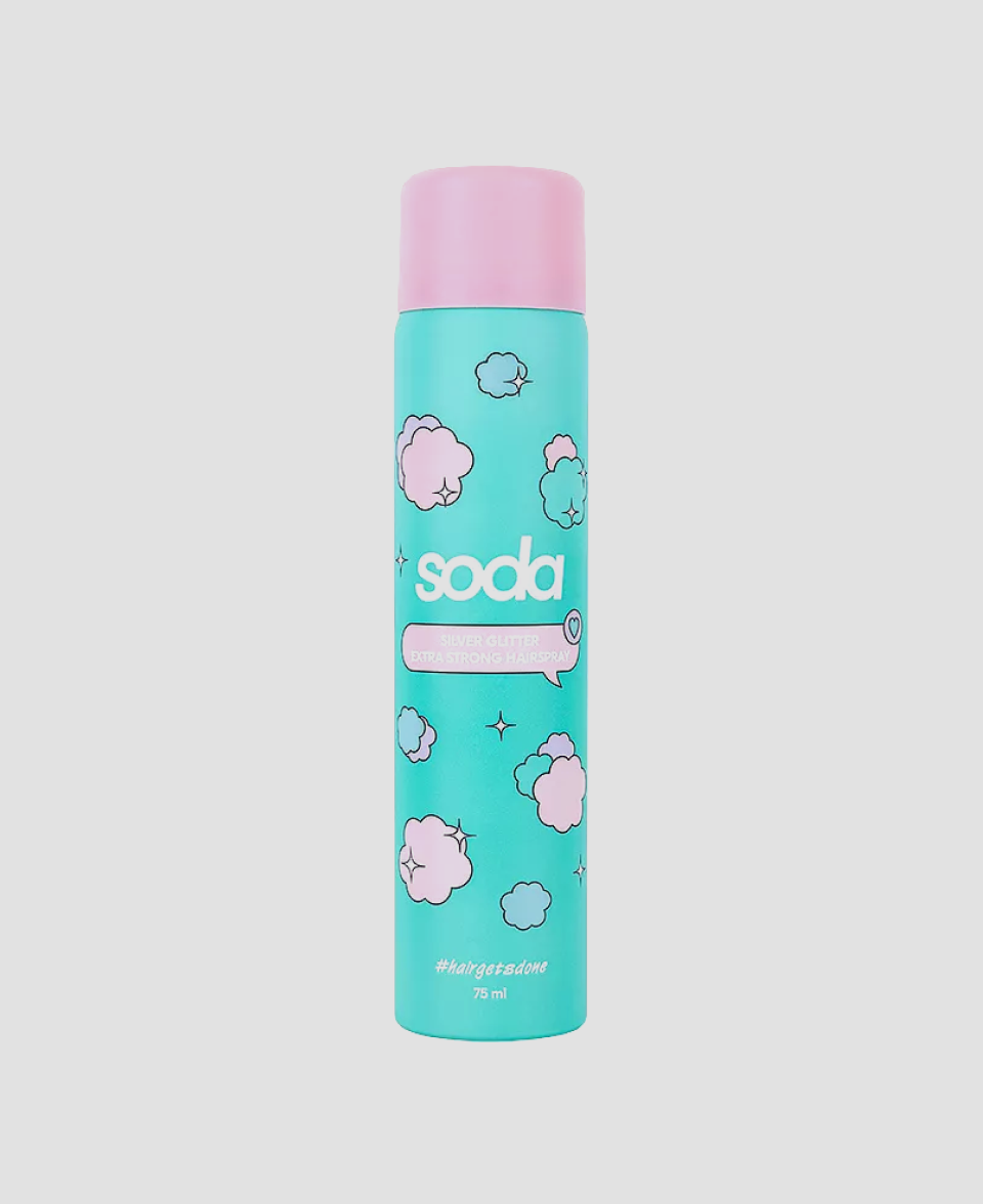 Лак Soda Silver Glitter