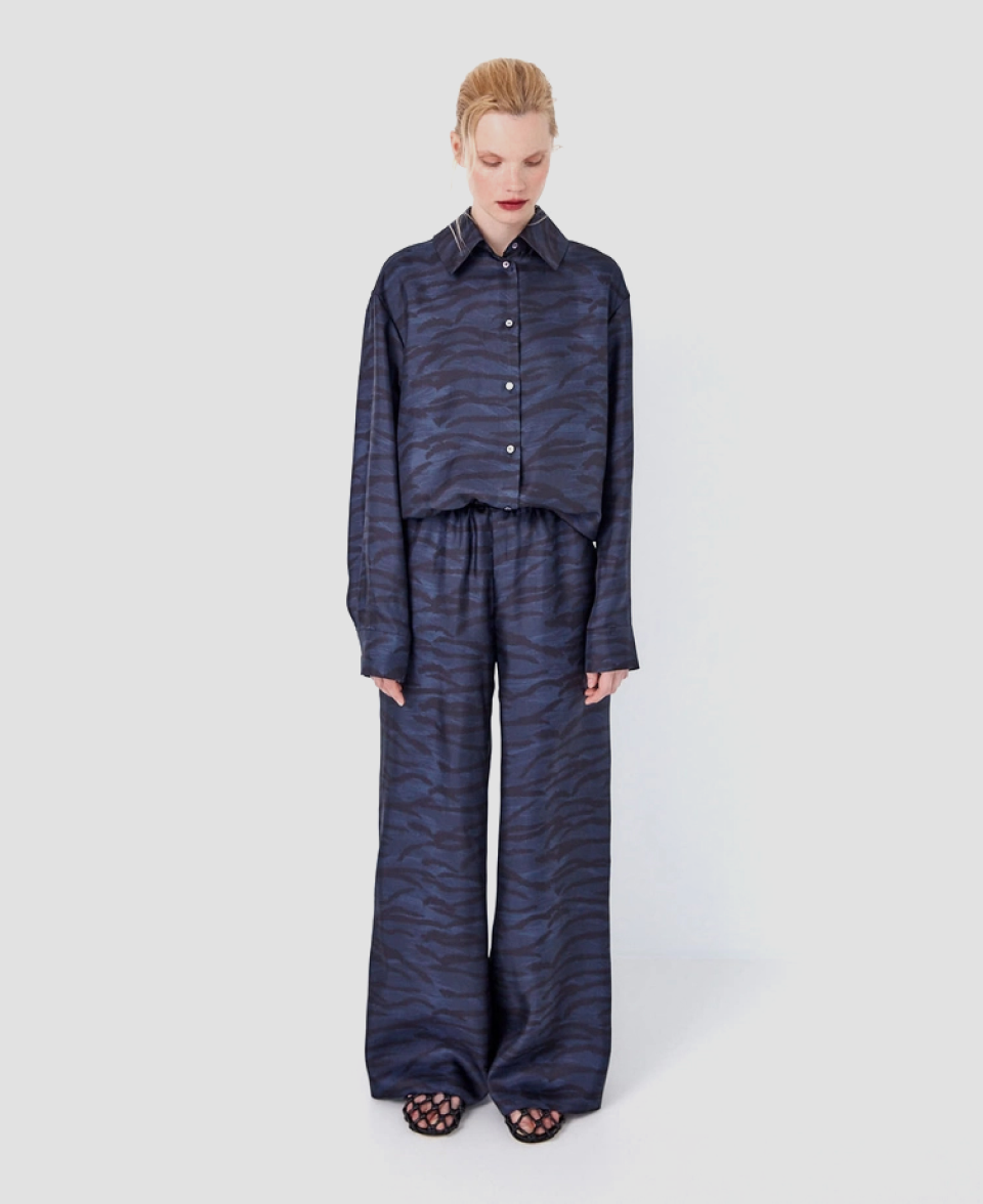 Брюки из шелка Stella McCartney Hiss
