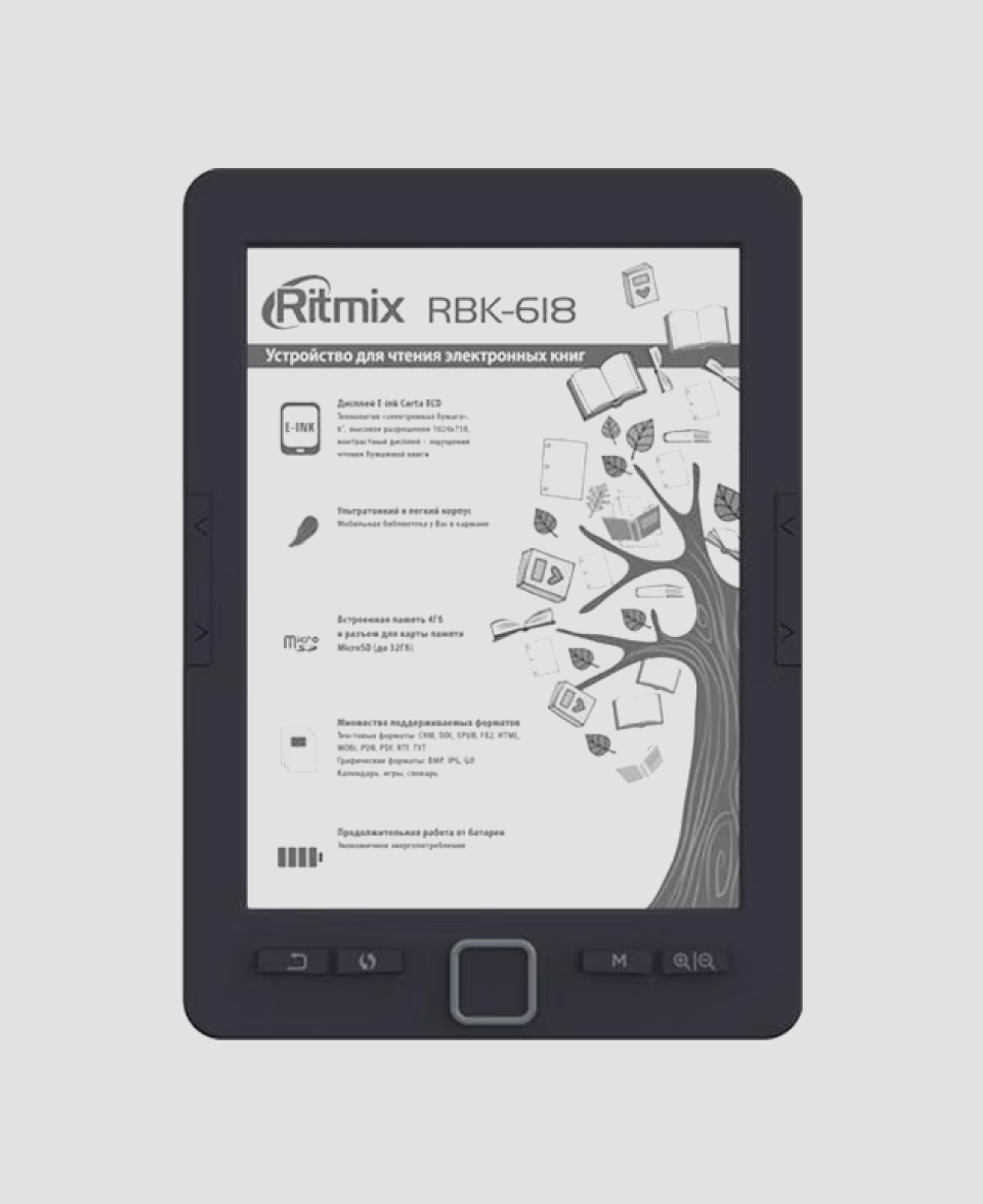 Электронная книга Ritmix