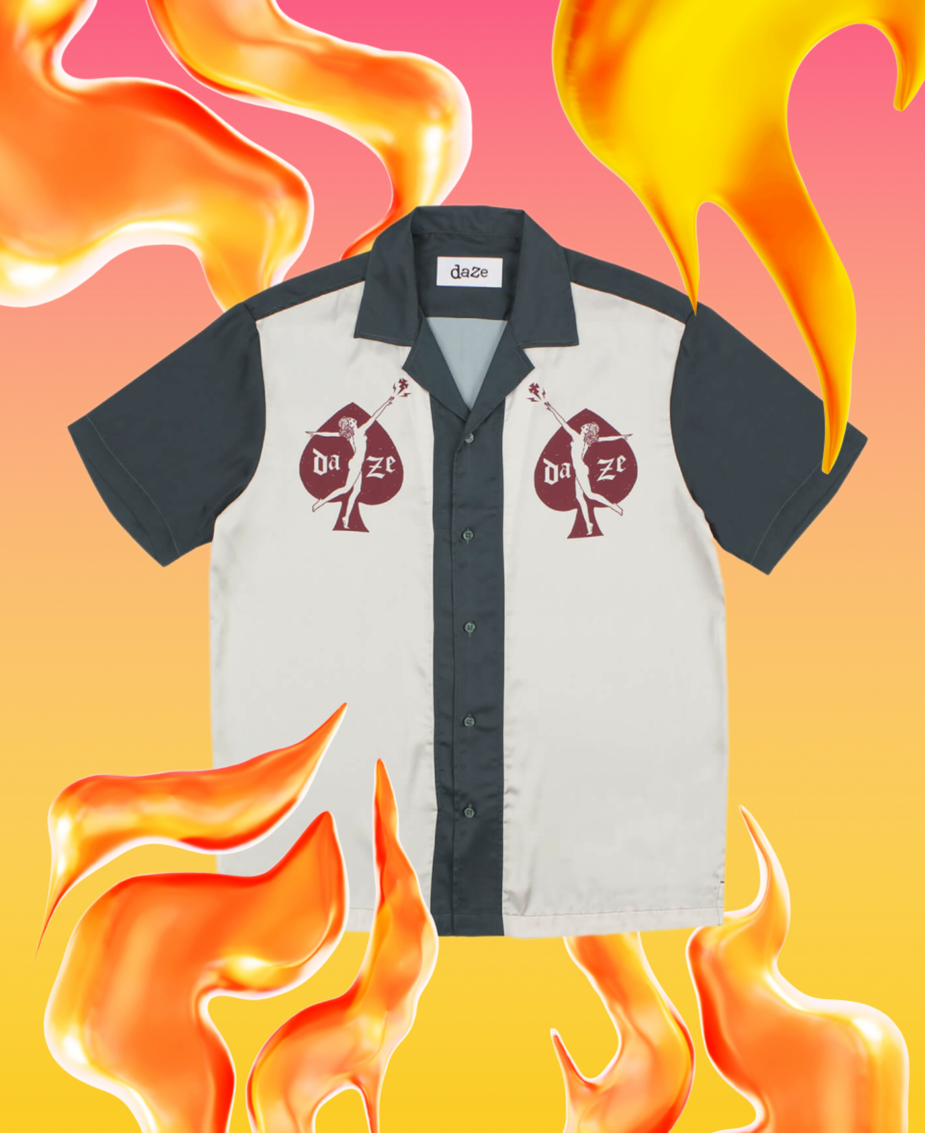 Рубашка Daze Bad Lightning Bowling