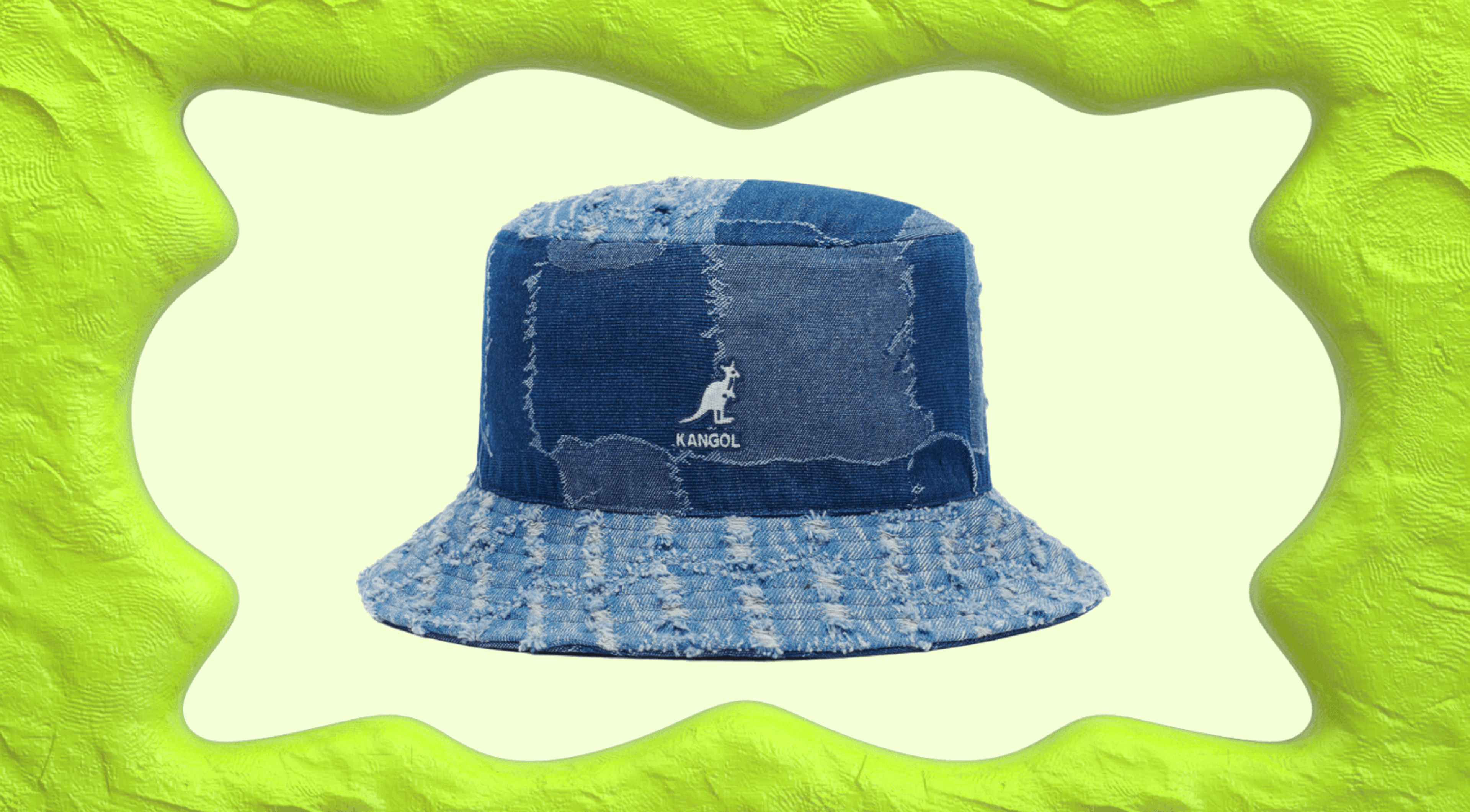 Панама Kangol из ветхого денима