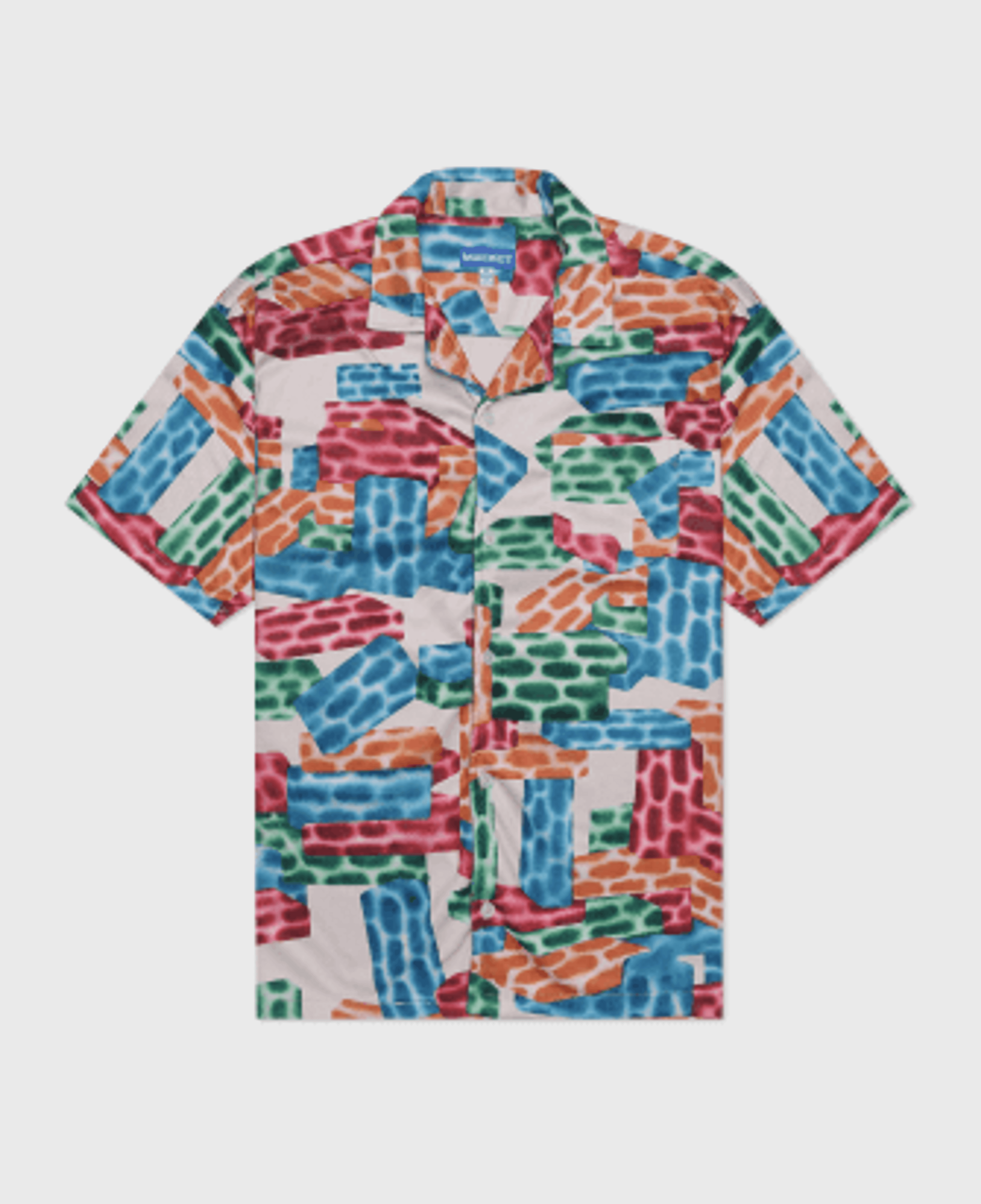 Рубашка Market Building Blocks Mesh Button Up