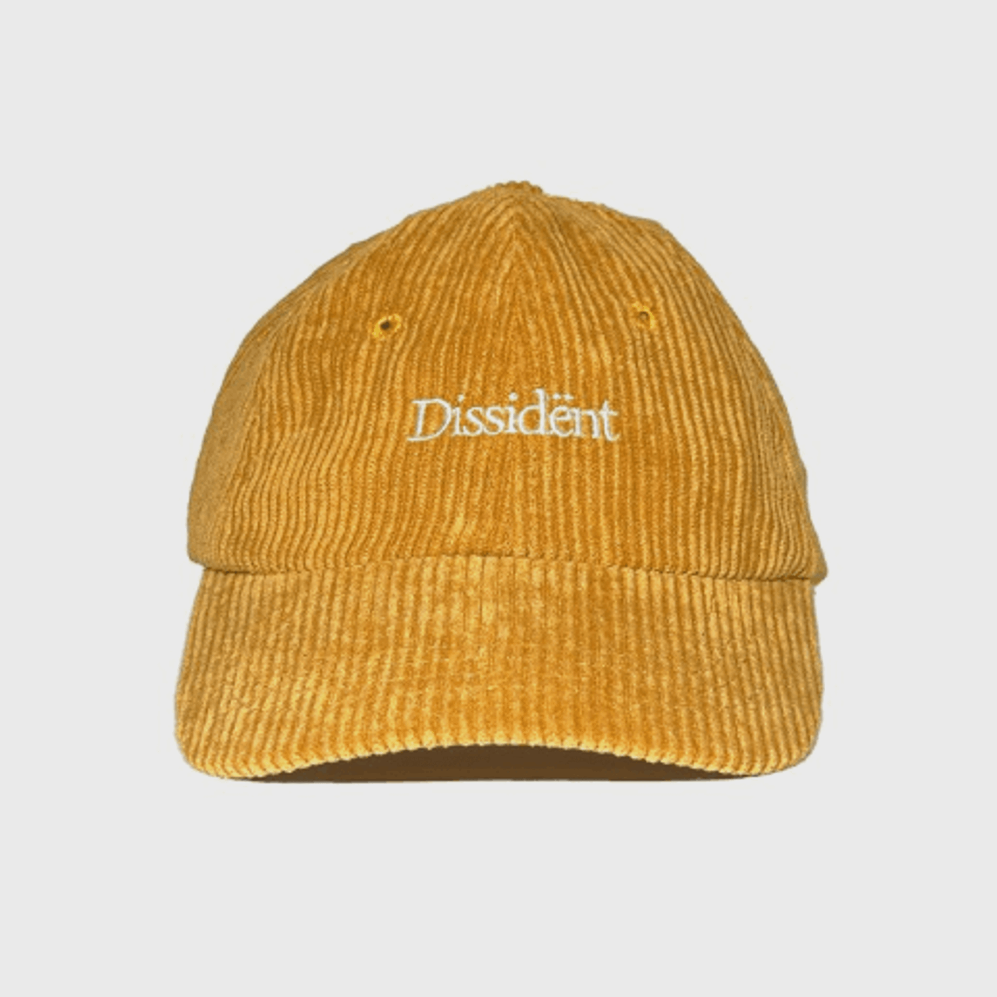 Кепка Dissident Corduroy OG Logo Cap in Mustard