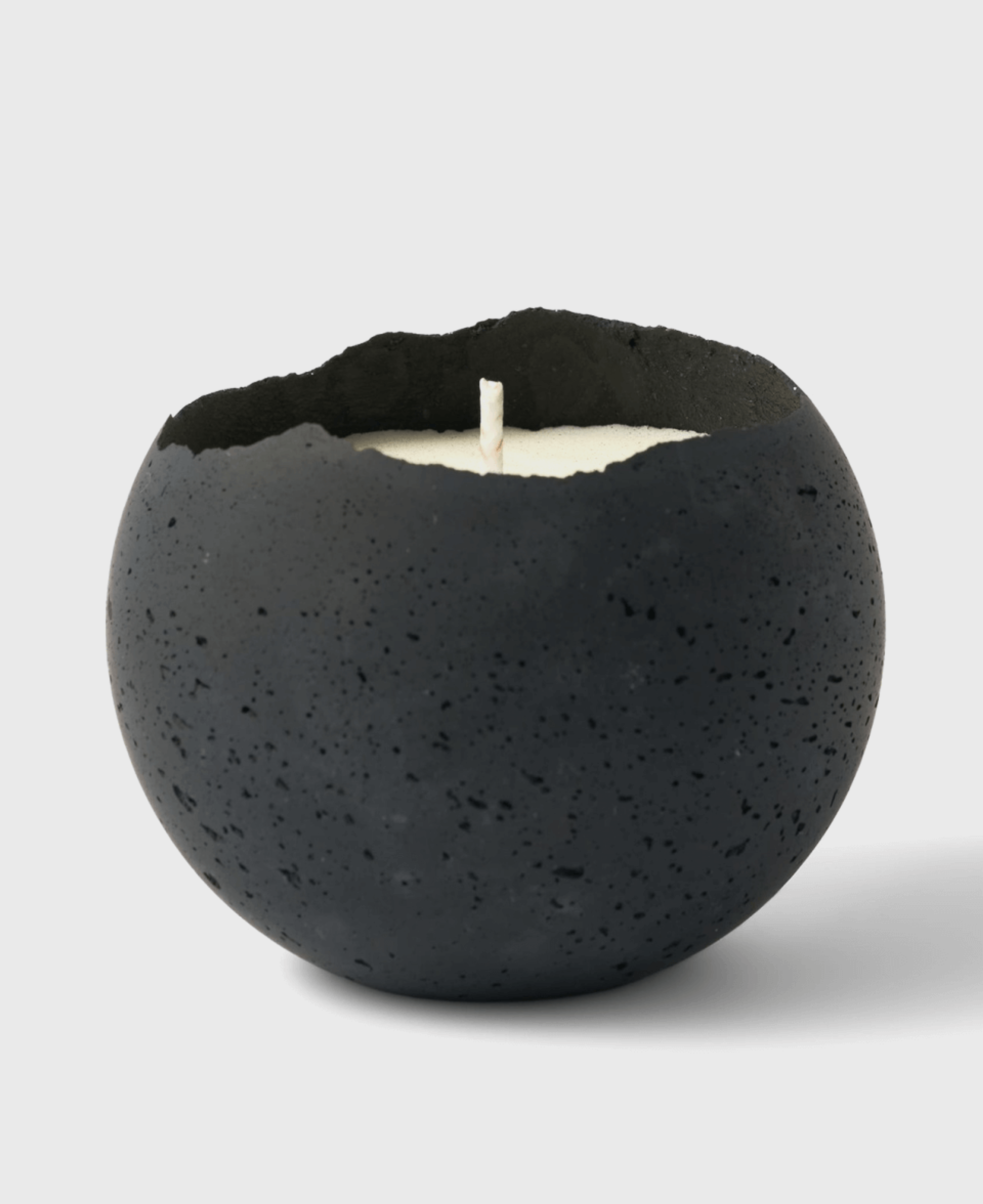 Свеча Konzuk Orbis Concrete Candle Coal Black