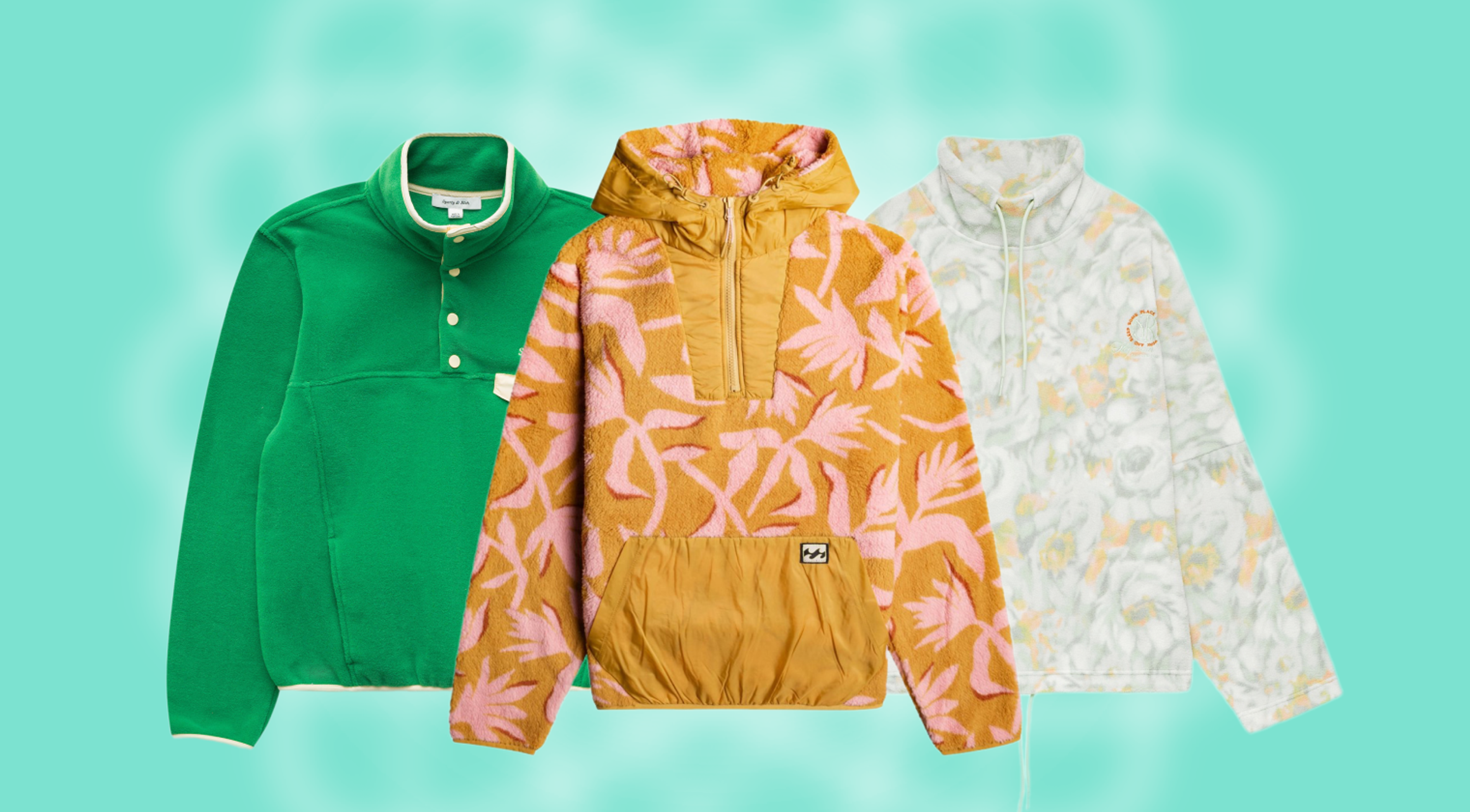 Яркие толстовки из флиса, которые не дадут замерзнуть