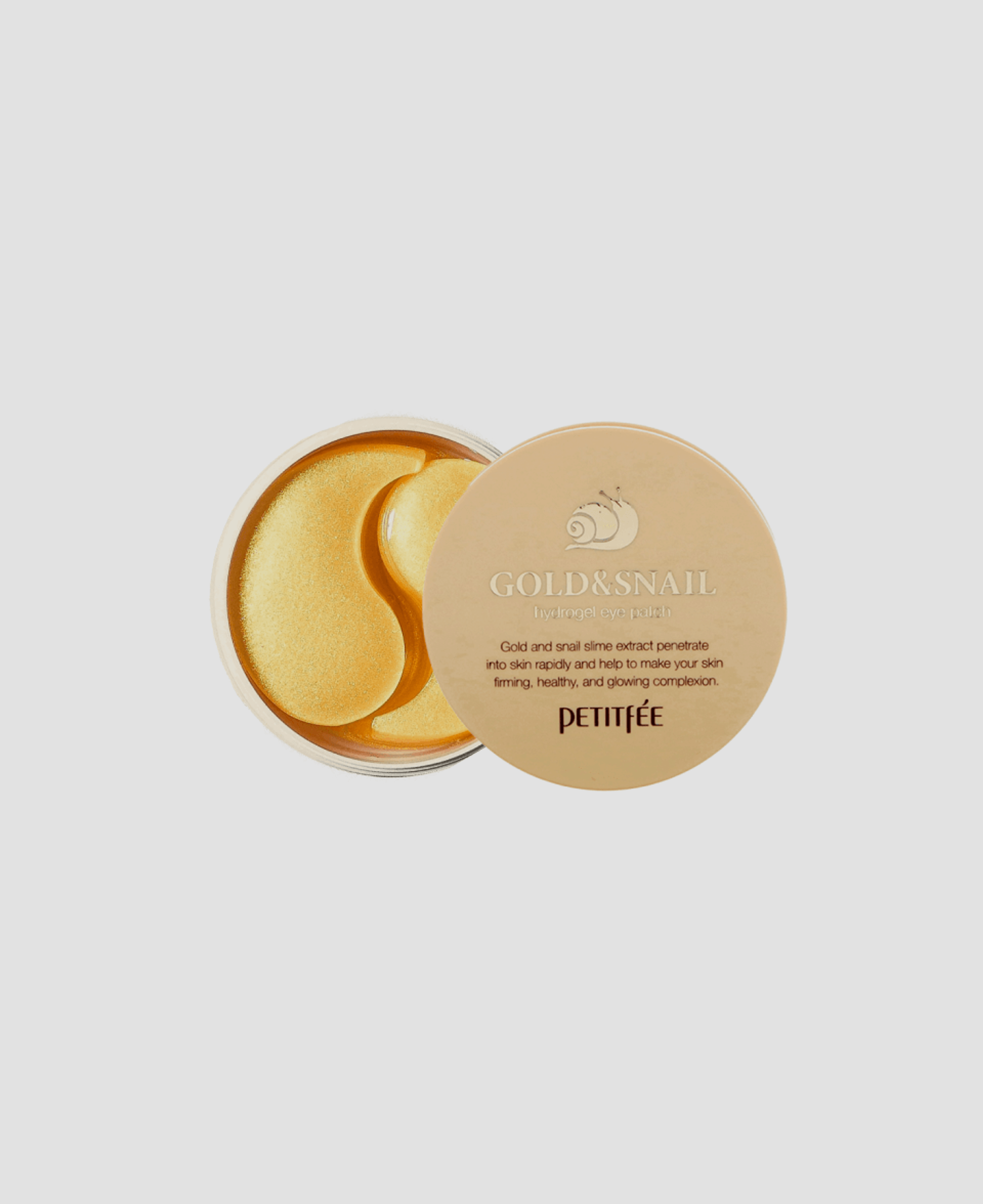 Гидрогелевые патчи Petitfee Hydro Gel Eye Patch Gold & Snail 