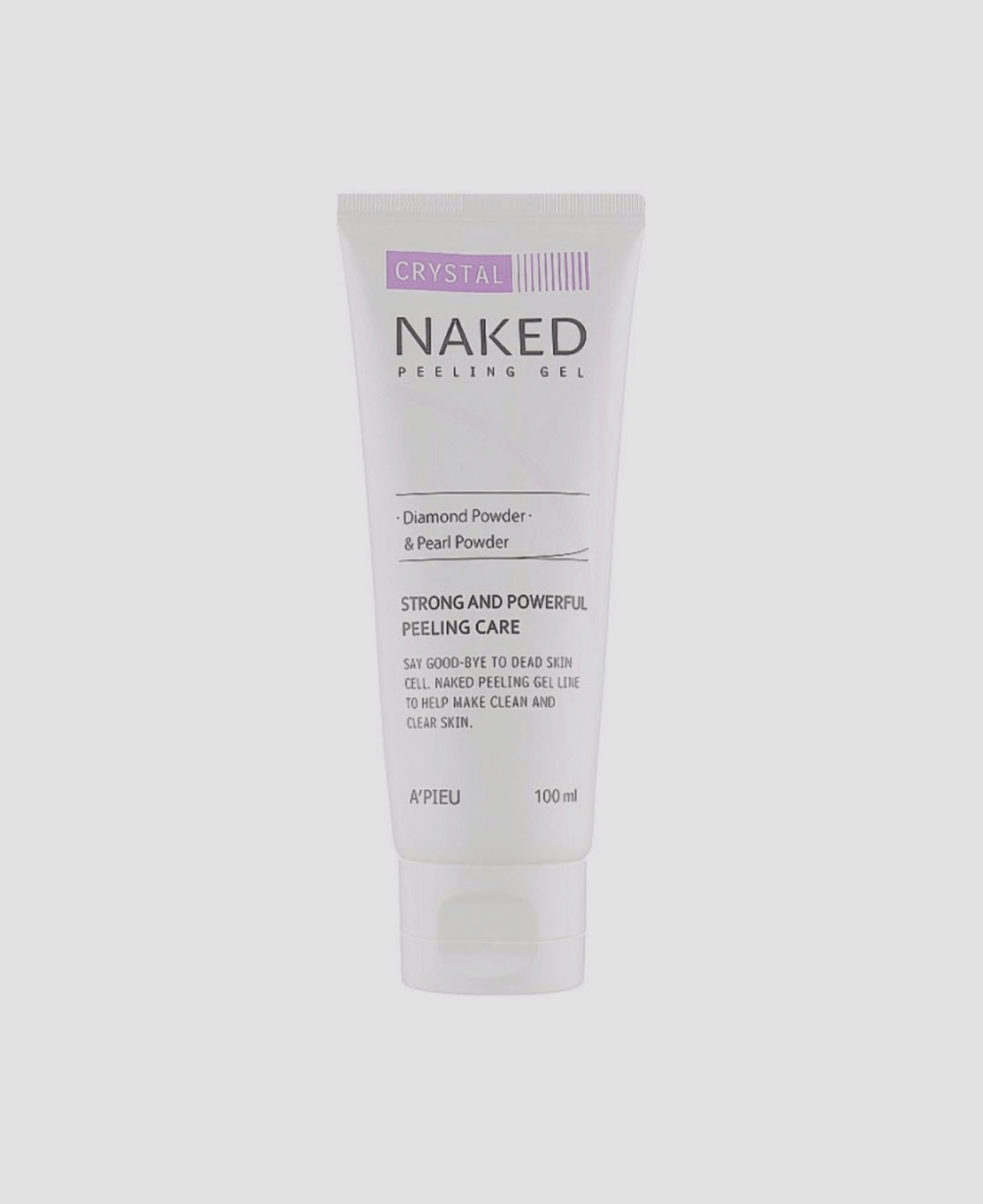 Интенсивный пилинг-гель для лица с алмазной пудрой A'Pieu Naked Peeling Gel Crystal 