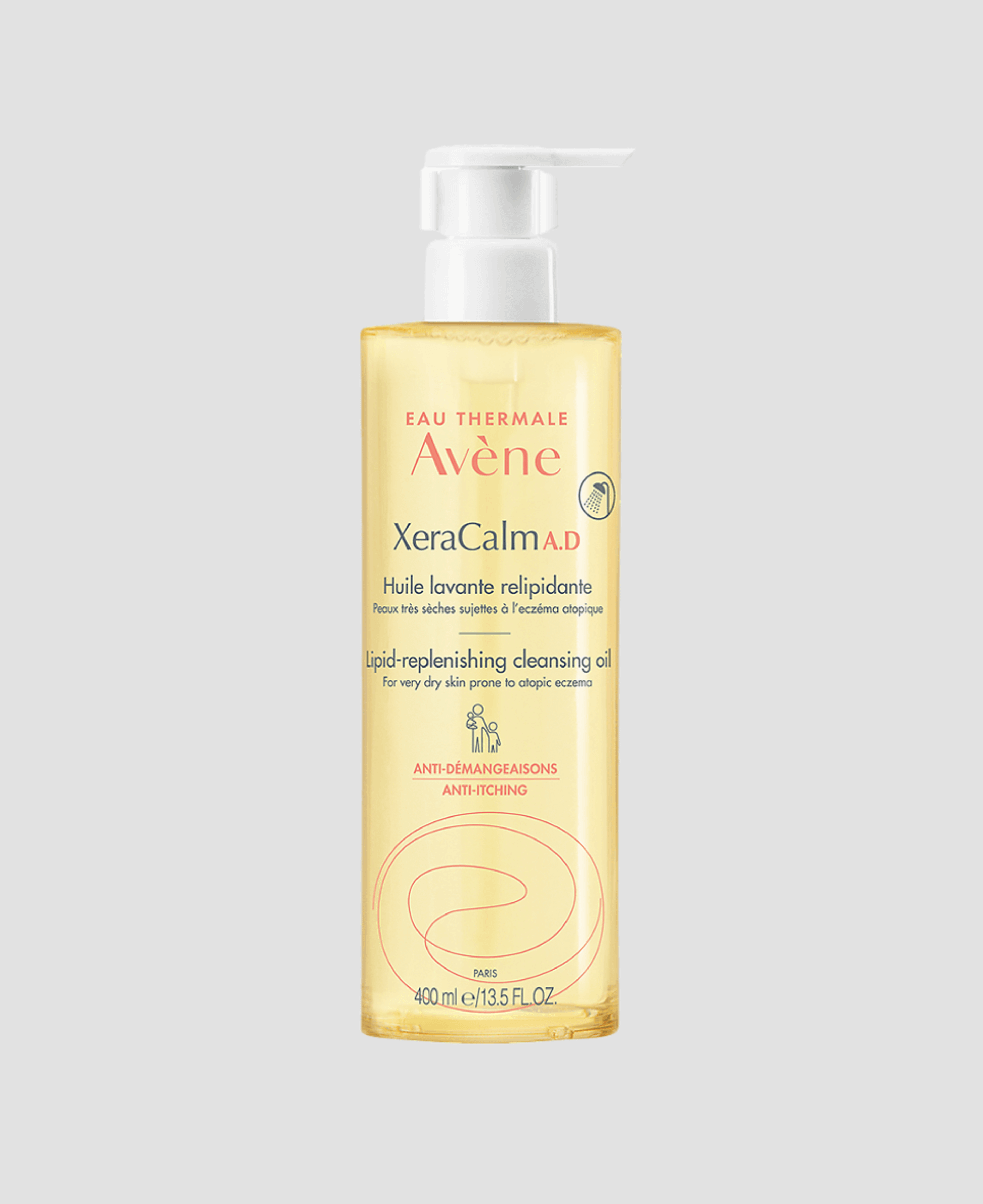 Масло для душа Avene XeraCalm A.D Lipid-Replenishing Cleansing Oil 