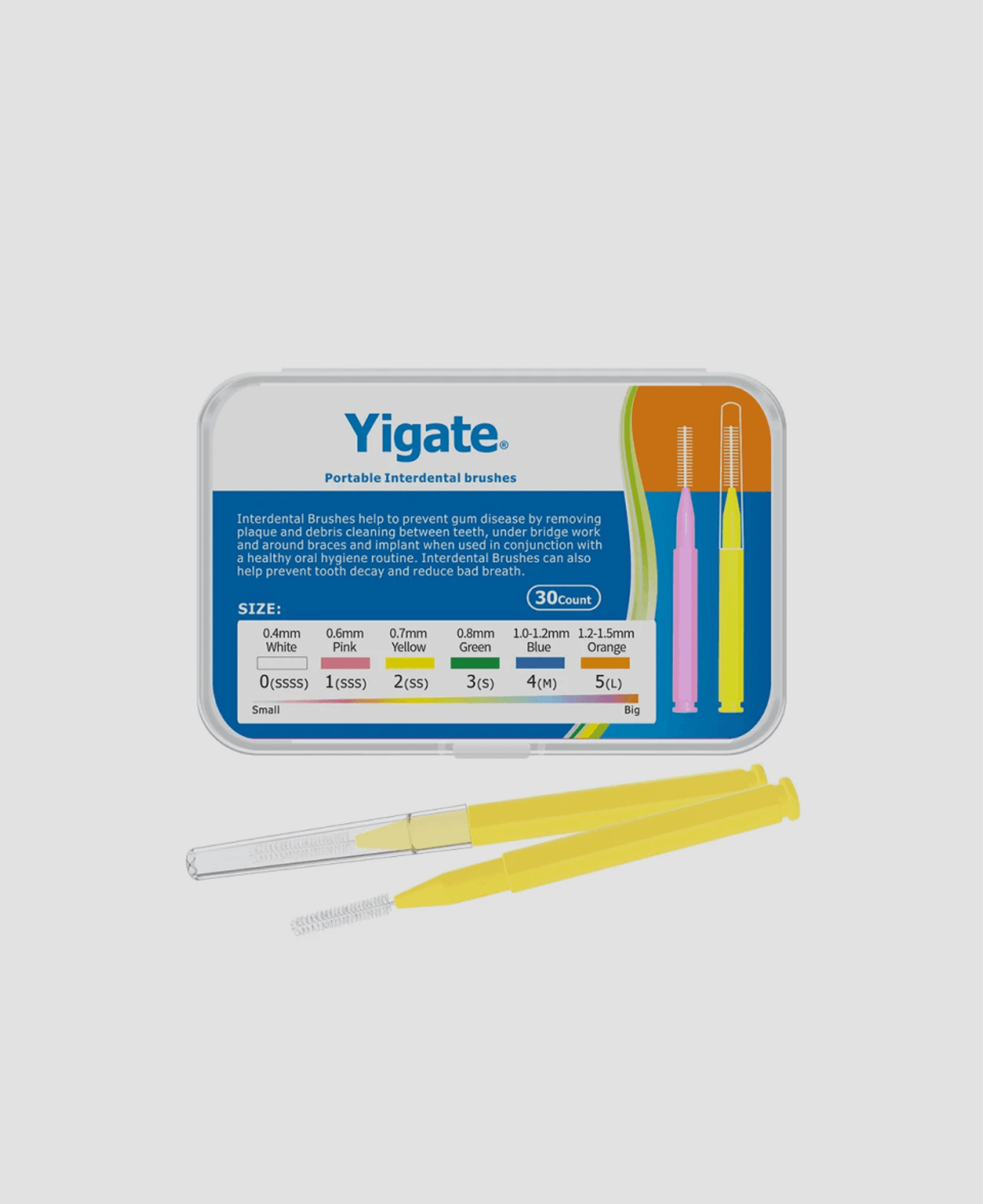 Ершики для зубов и брекетов Yigate 